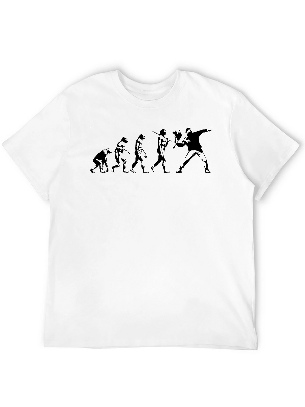 Evolution of Throwing T-Shirt - Black