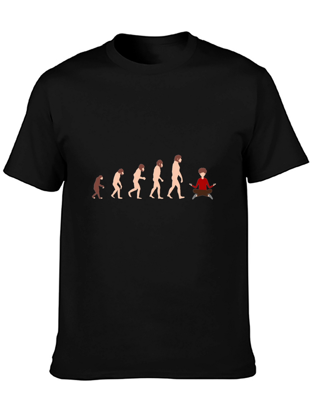 Evolution to Yogi Black T-Shirt