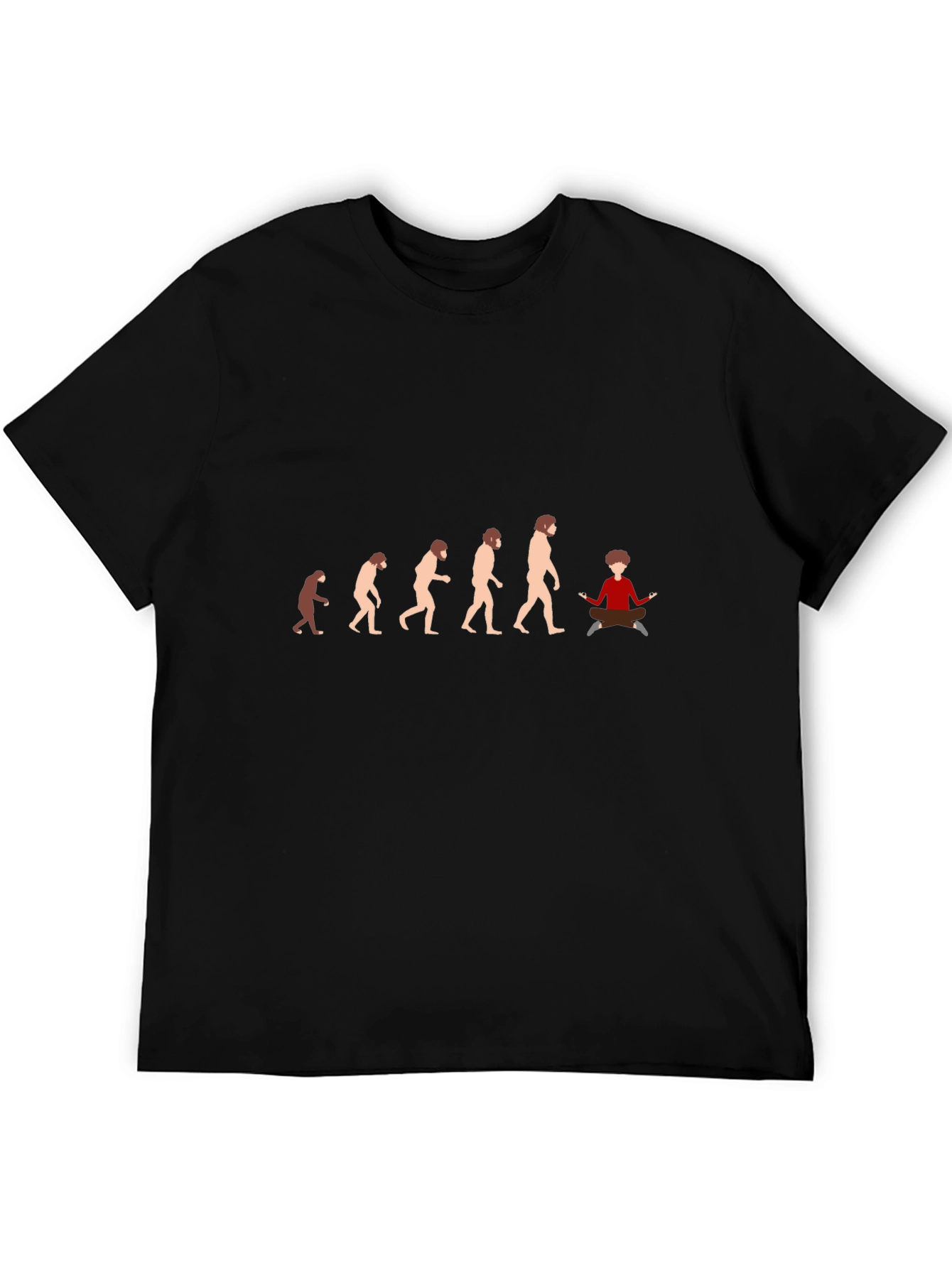 Evolution to Yogi Black T-Shirt