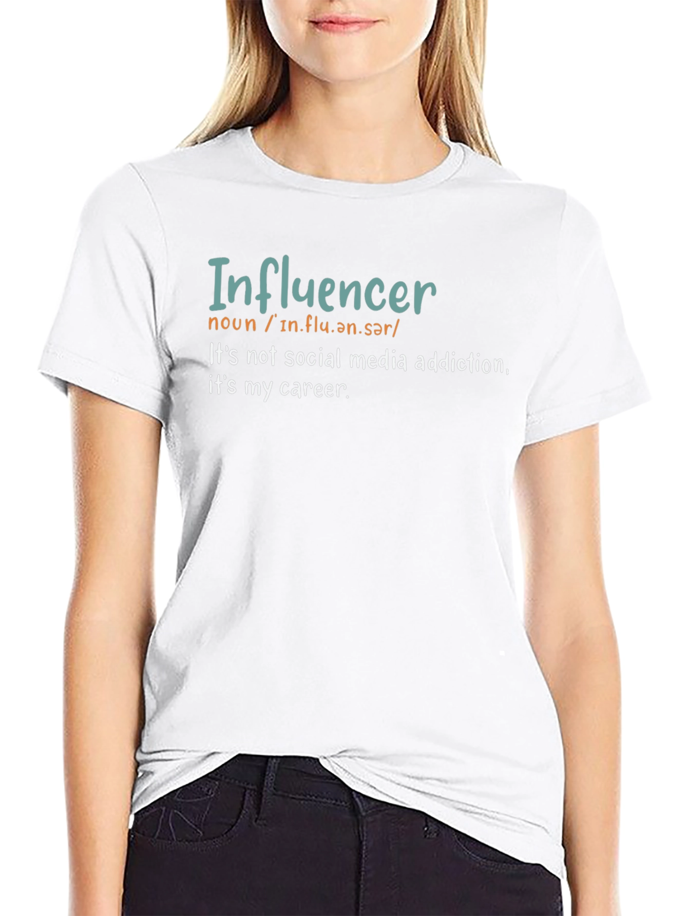Influencer Career T-Shirt - Social Media Definition Tee