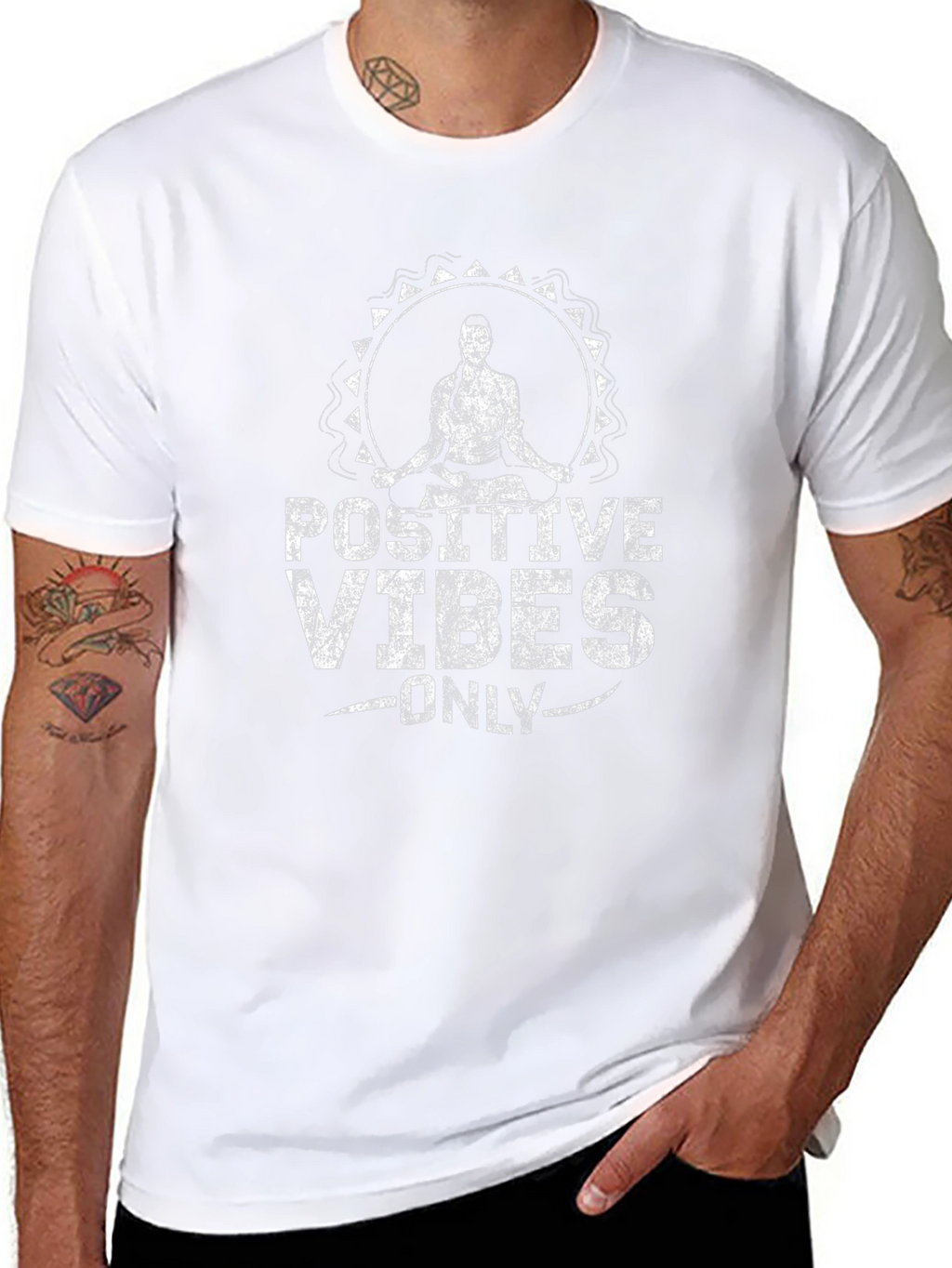 Positive Vibes Only Graphic T-Shirt