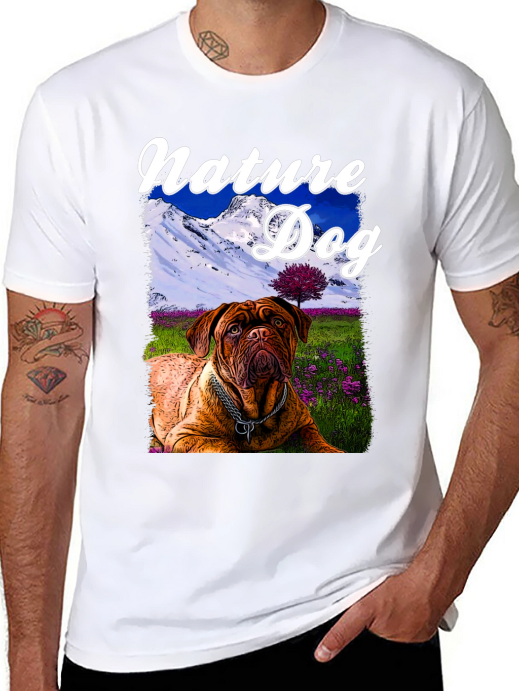 Nature Dog T-Shirt Dog Lover Gift