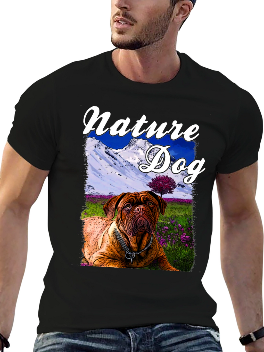 Nature Dog T-Shirt Dog Lover Gift