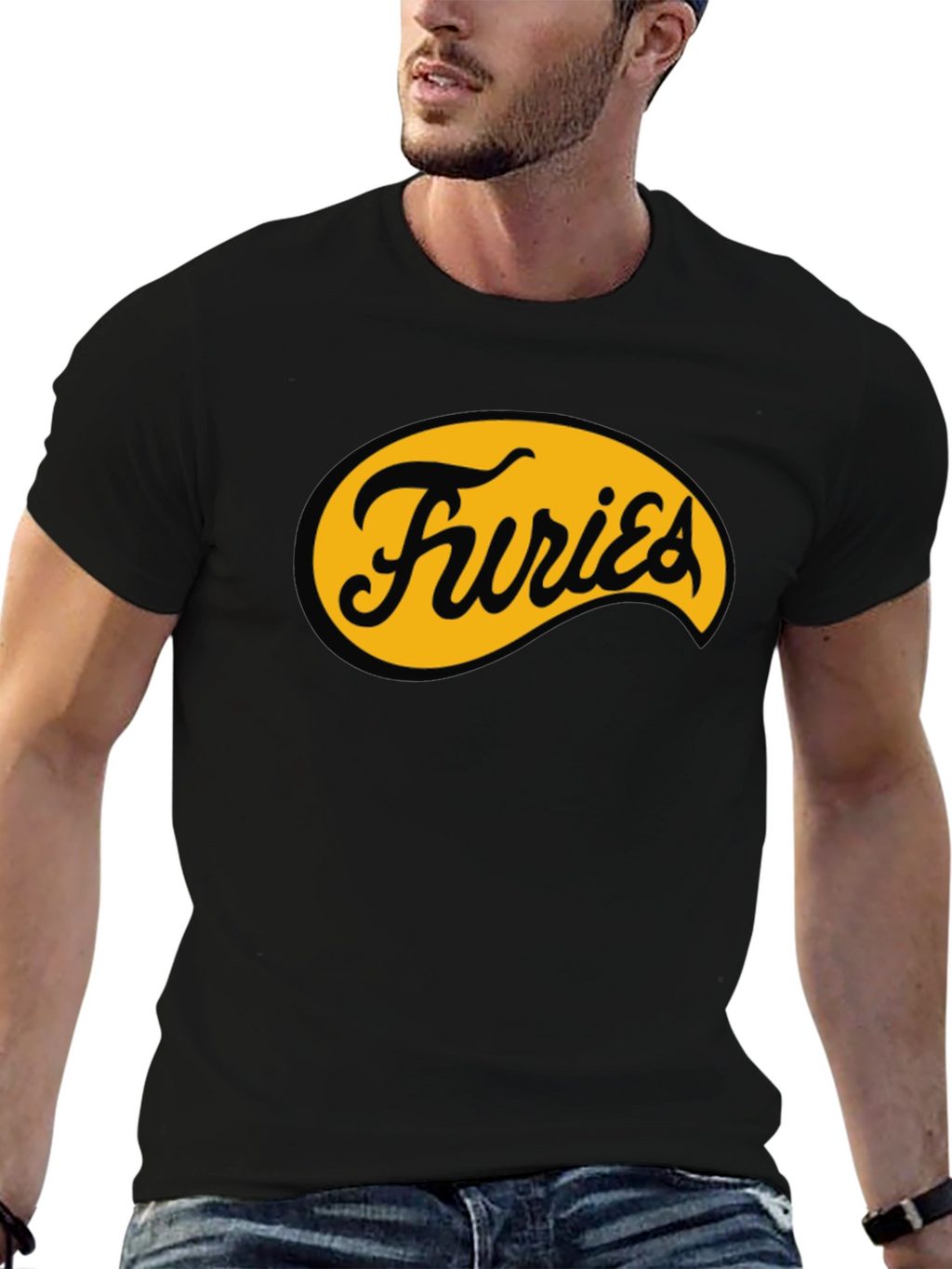 Furies Graphic Tee - Black Cotton T-Shirt