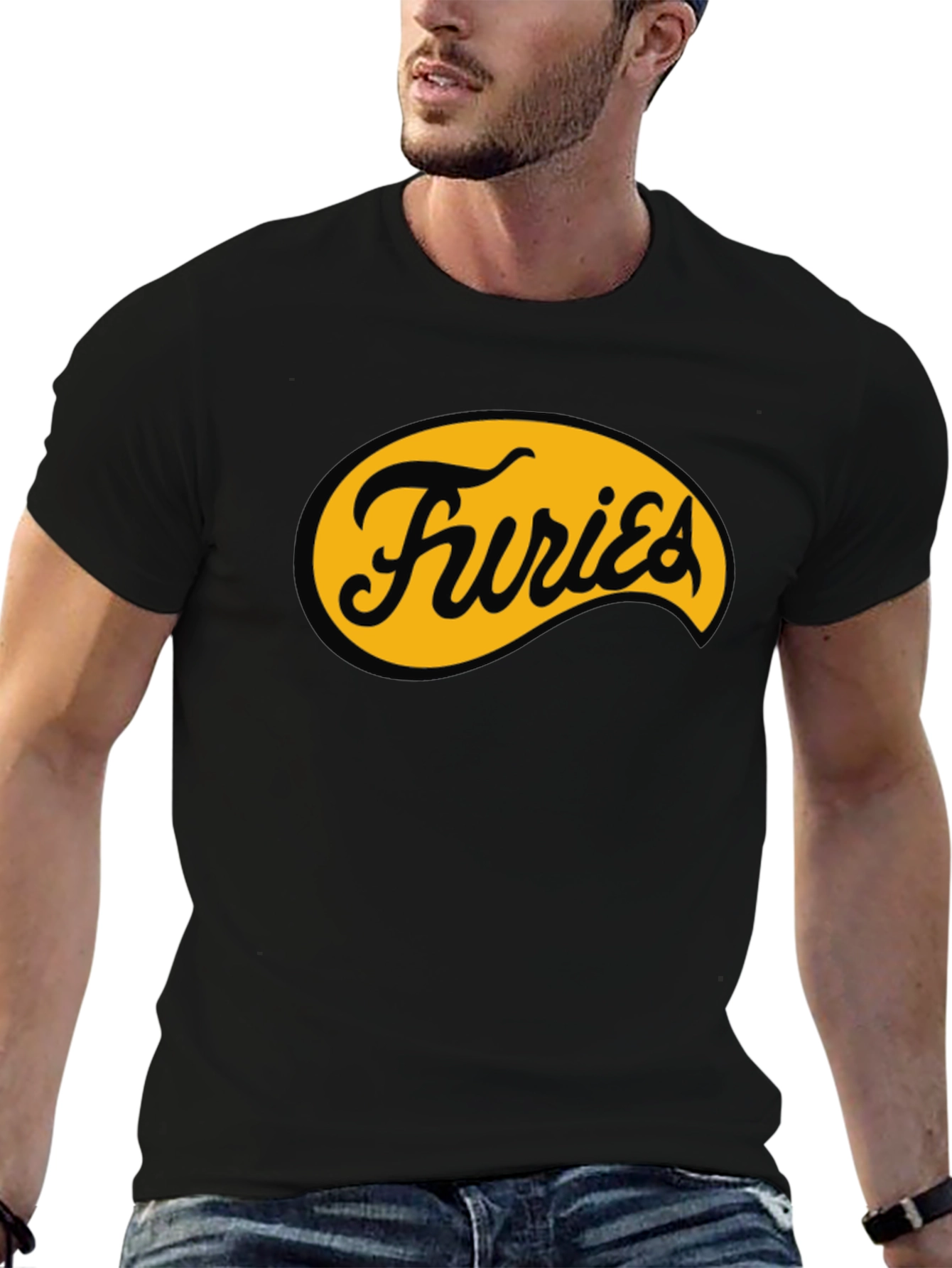 Furies Graphic Tee - Black Cotton T-Shirt