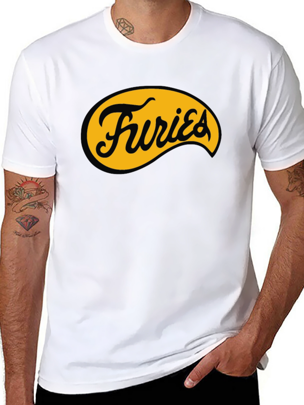 Furies Graphic Tee - Black Cotton T-Shirt