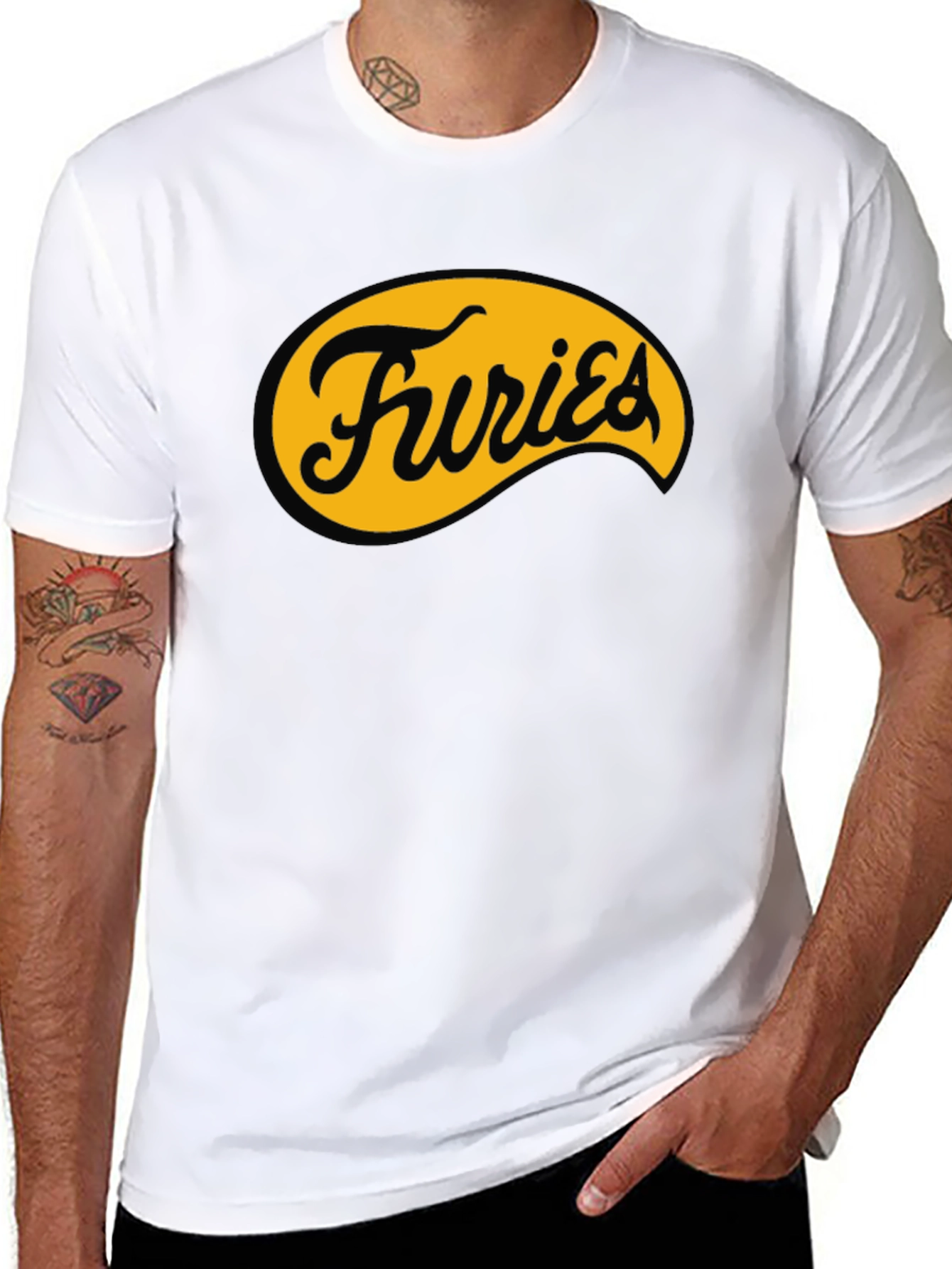 Furies Graphic Tee - Black Cotton T-Shirt