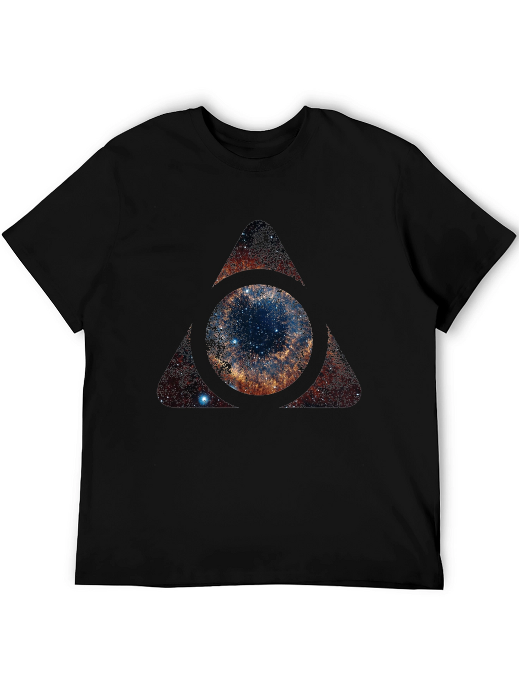 Cosmic Eye T-Shirt - Galaxy Triangle Design