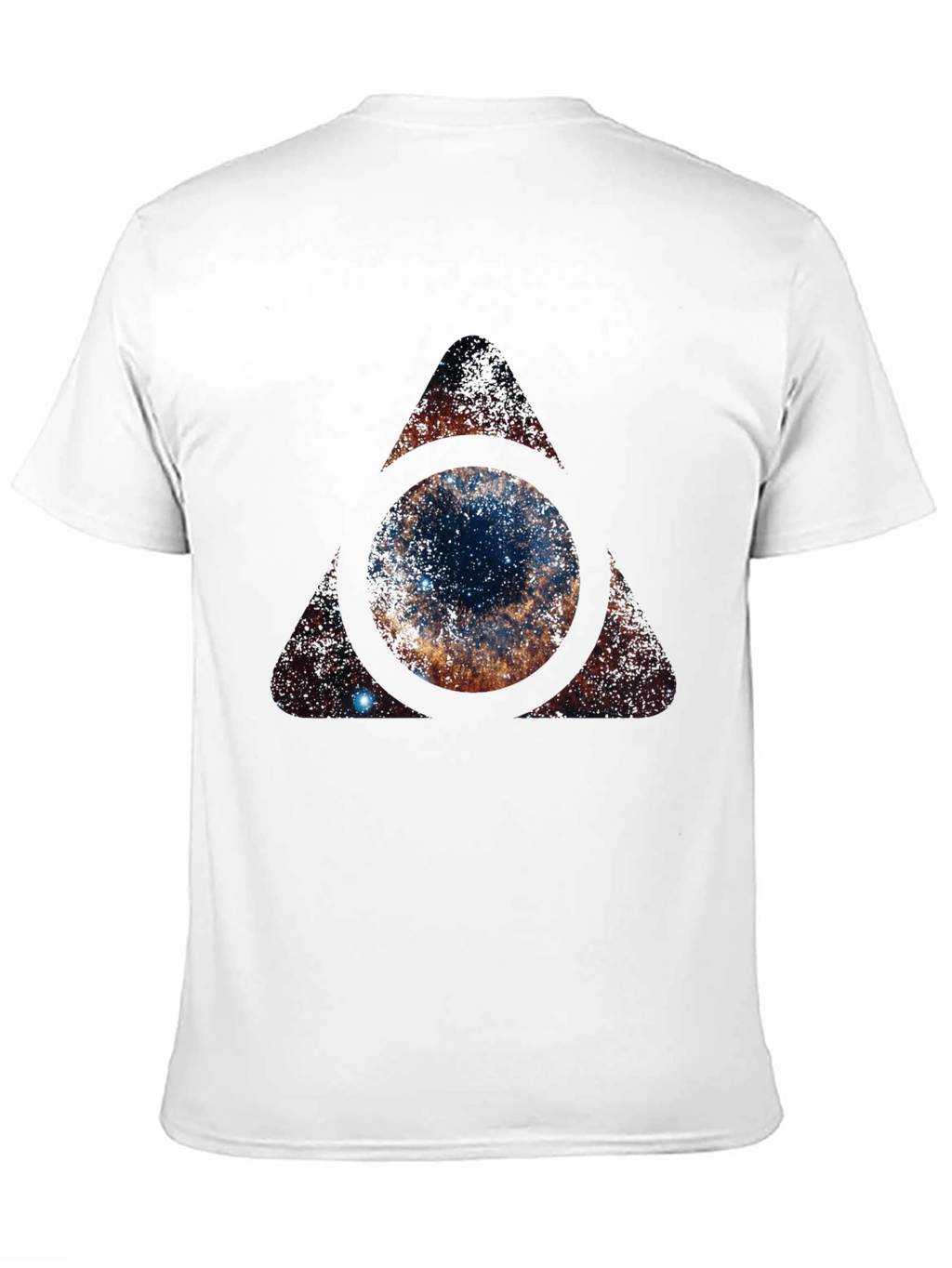 Cosmic Eye T-Shirt - Galaxy Triangle Design
