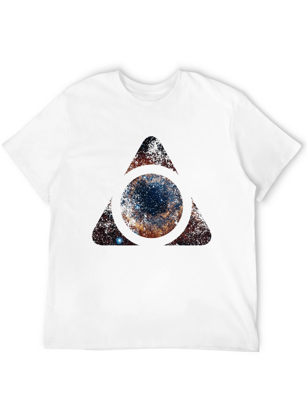 Cosmic Eye T-Shirt - Galaxy Triangle Design