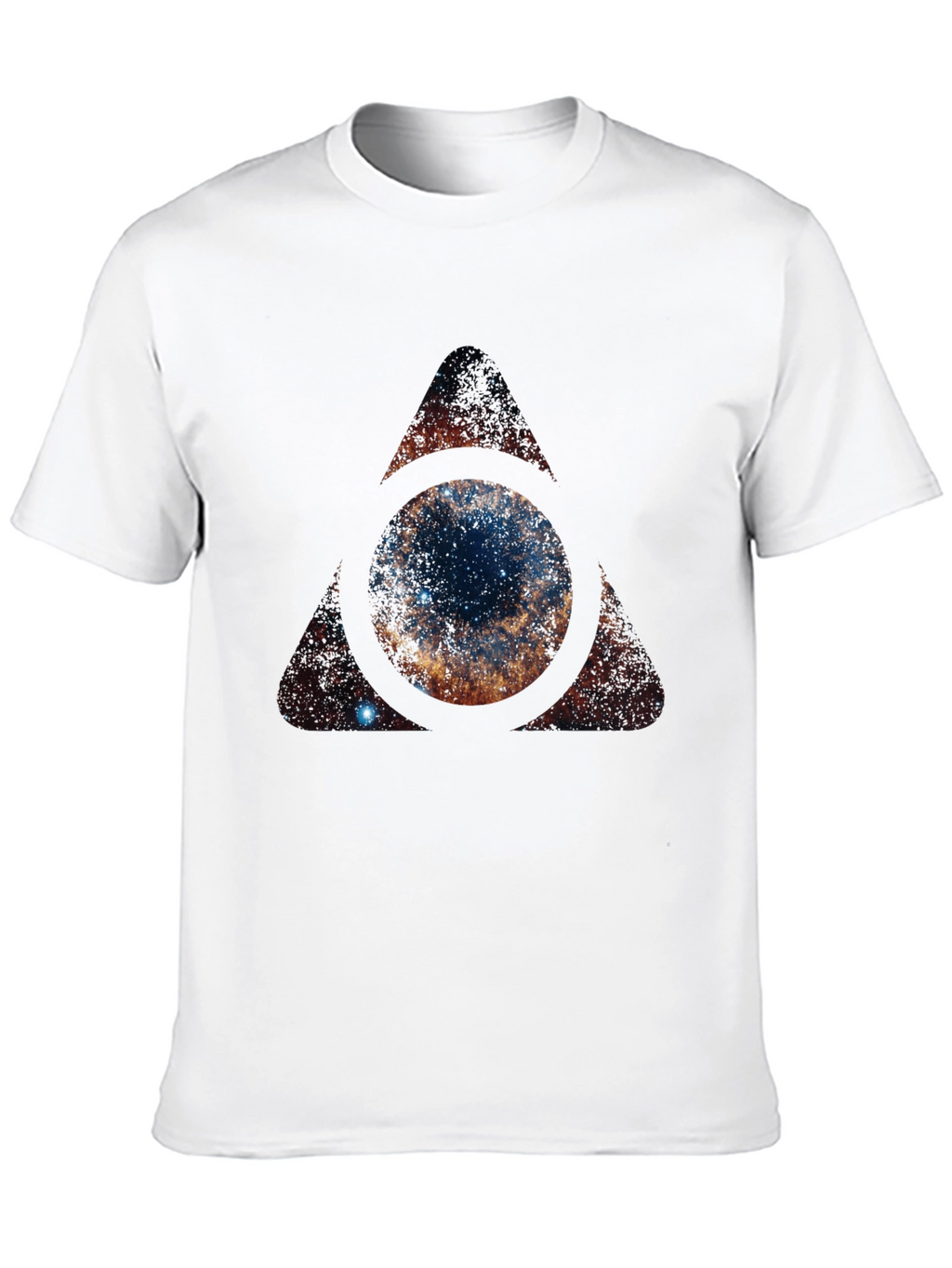Cosmic Eye T-Shirt - Galaxy Triangle Design