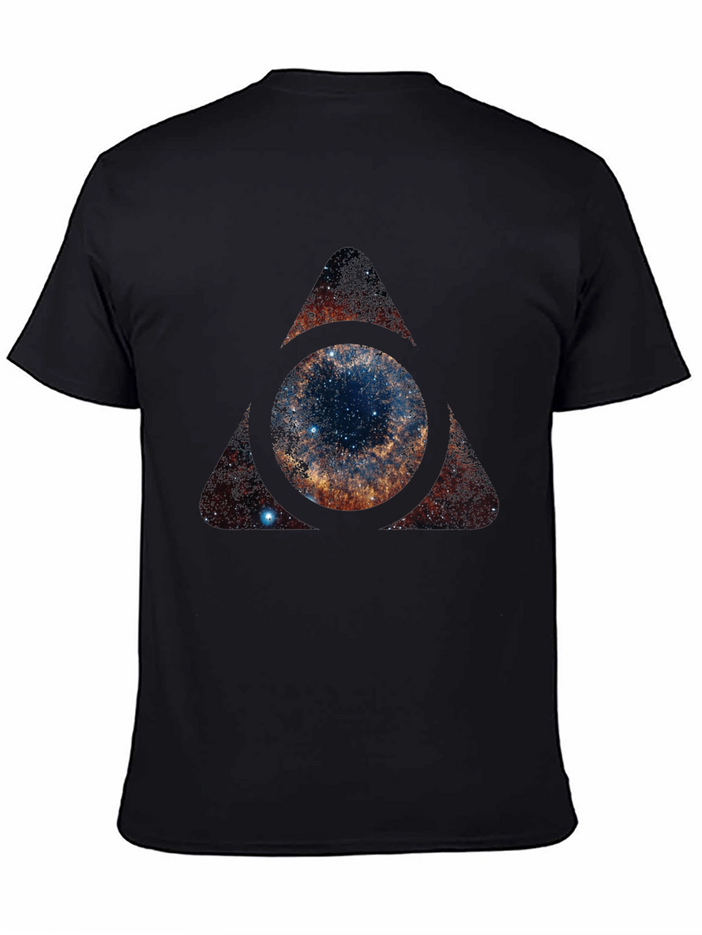 Cosmic Eye T-Shirt - Galaxy Triangle Design