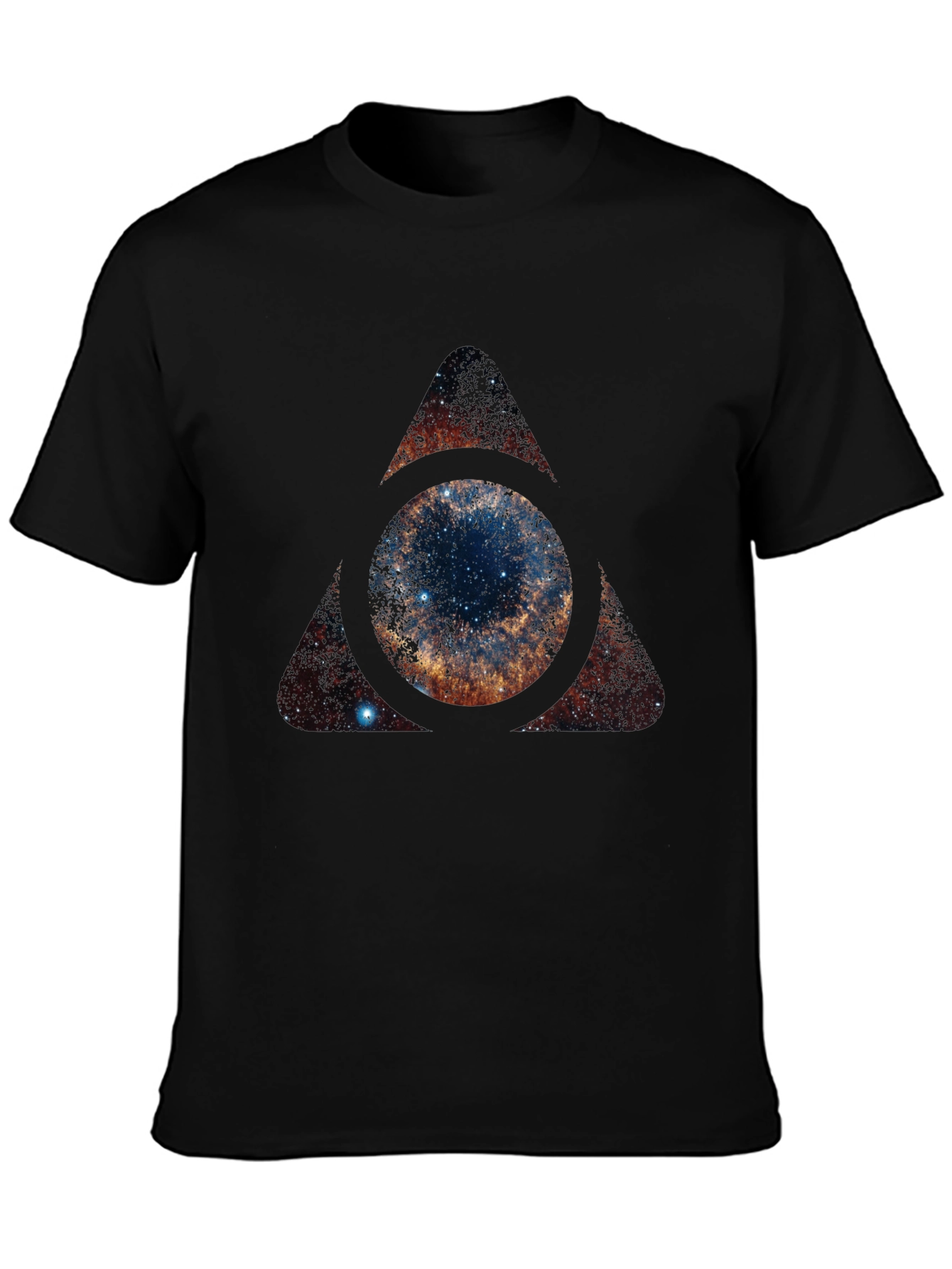 Cosmic Eye T-Shirt - Galaxy Triangle Design