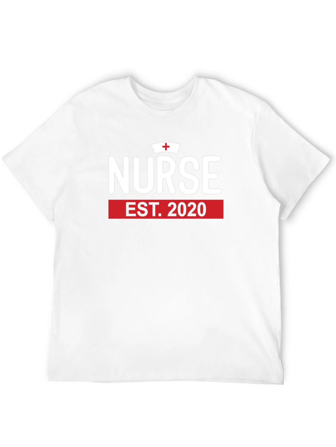 Nurse Est. 2020 Black Graphic T-Shirt