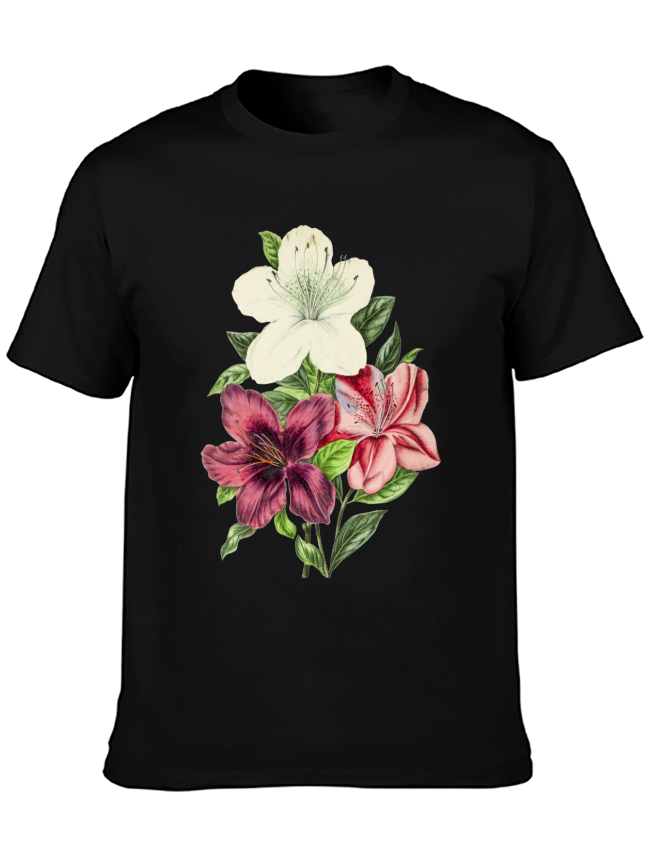 Floral T-Shirt: Vintage Flower Design