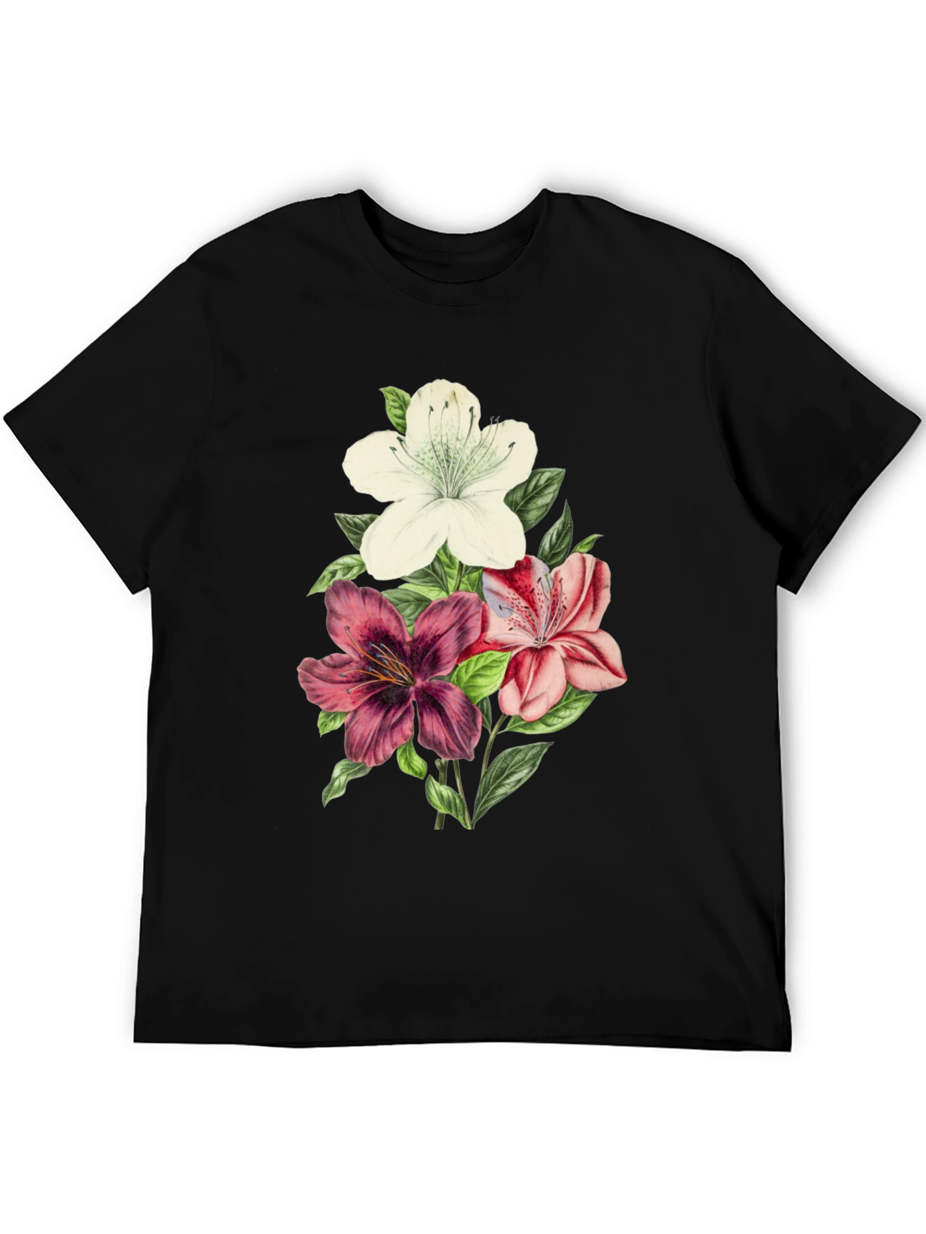 Floral T-Shirt: Vintage Flower Design