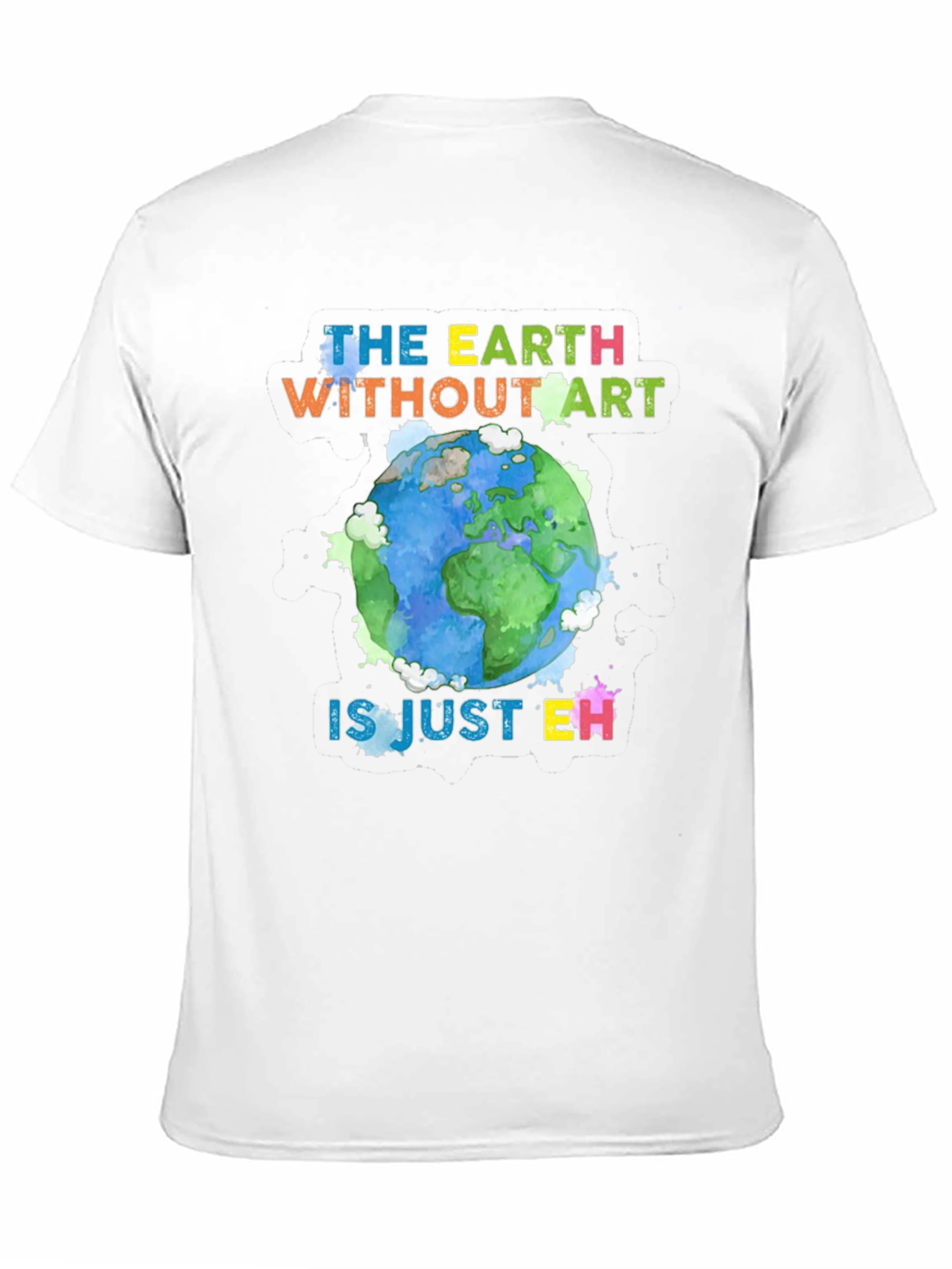 Art Lover Graphic Tee - Earth Without Art T-Shirt