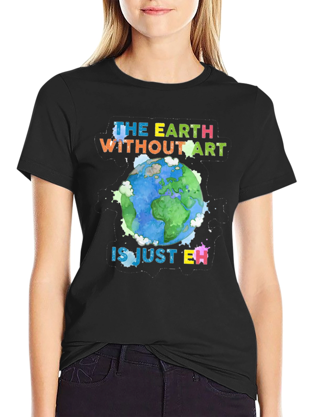 Art Lover Graphic Tee - Earth Without Art T-Shirt