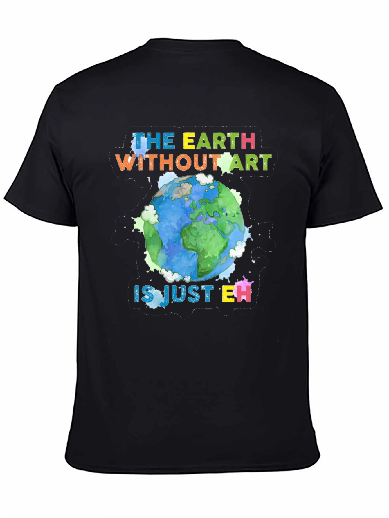 Art Lover Graphic Tee - Earth Without Art T-Shirt