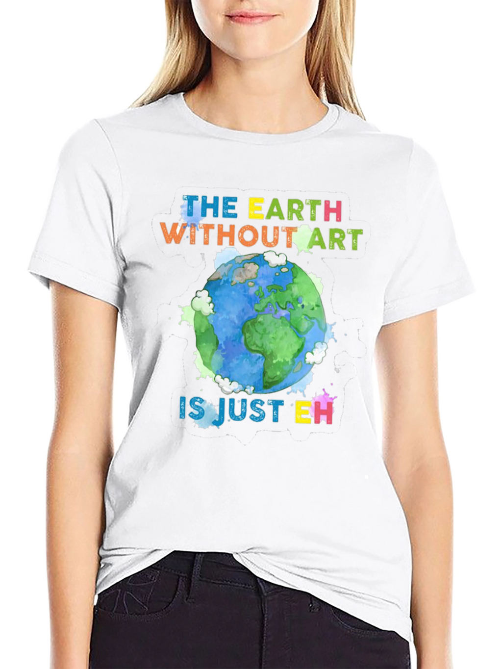 Art Lover Graphic Tee - Earth Without Art T-Shirt