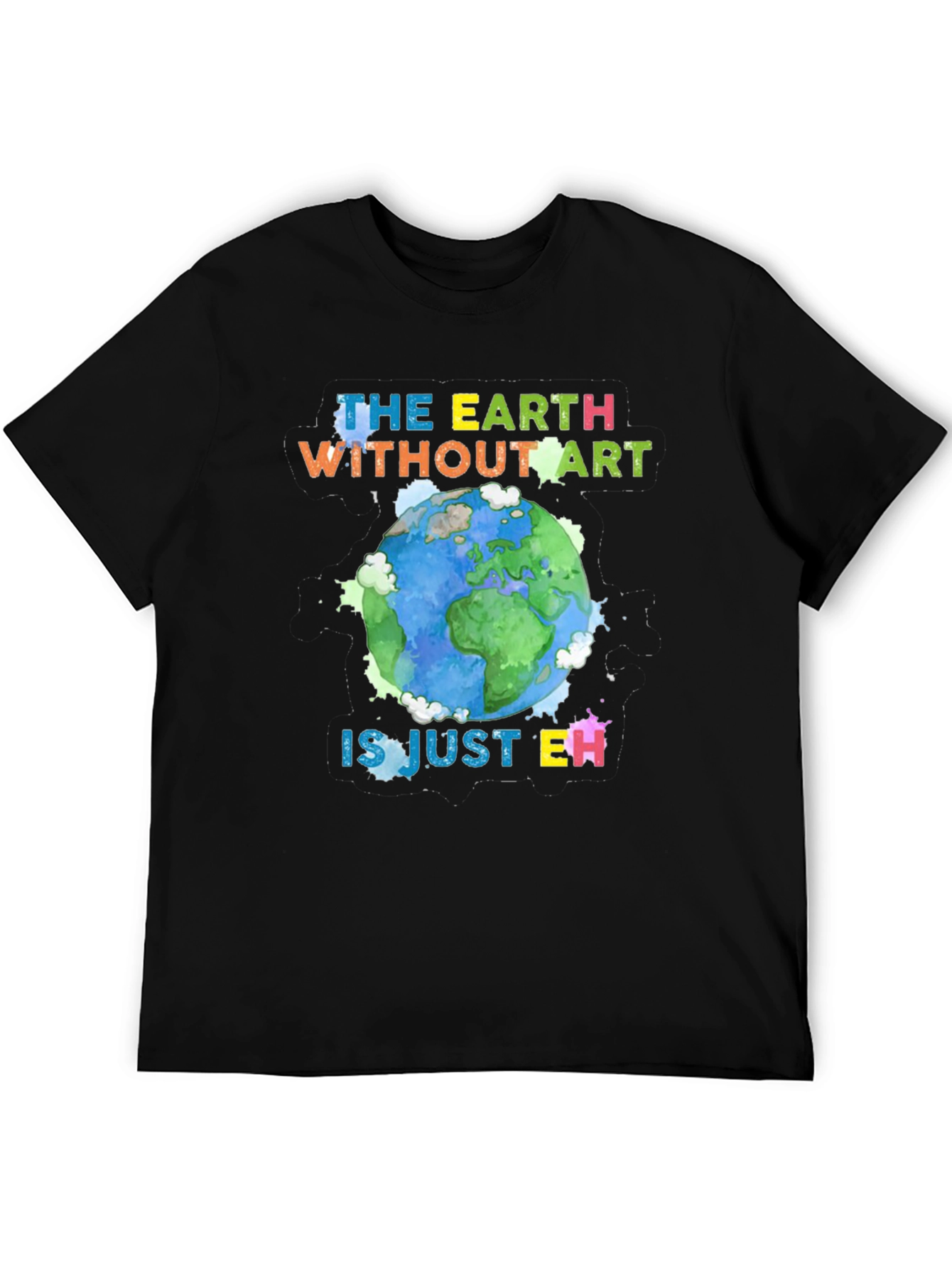 Art Lover Graphic Tee - Earth Without Art T-Shirt