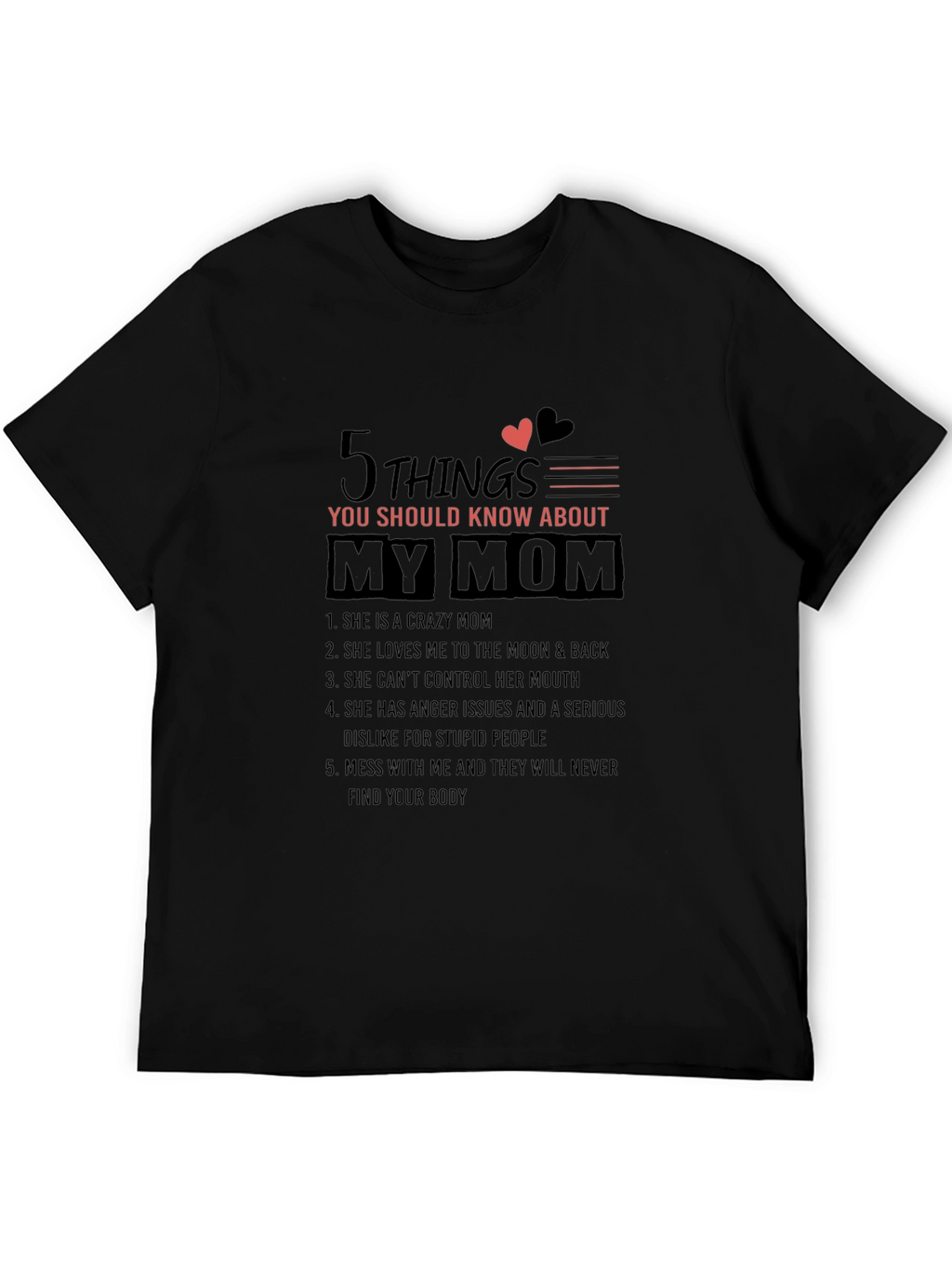 5 Things You Should Know About My Mom T-Shirt