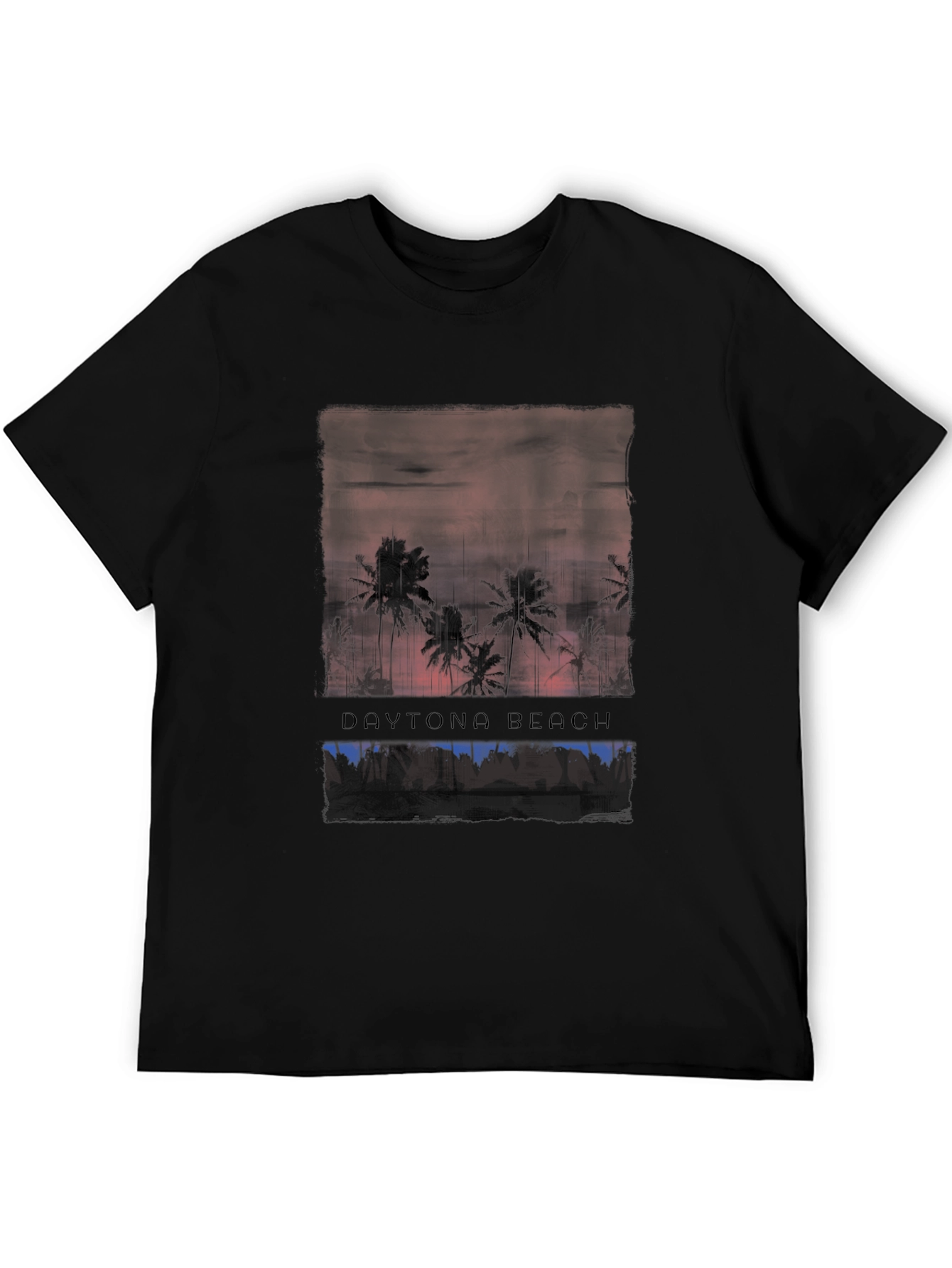 Daytona Beach Palm Tree Graphic T-Shirt