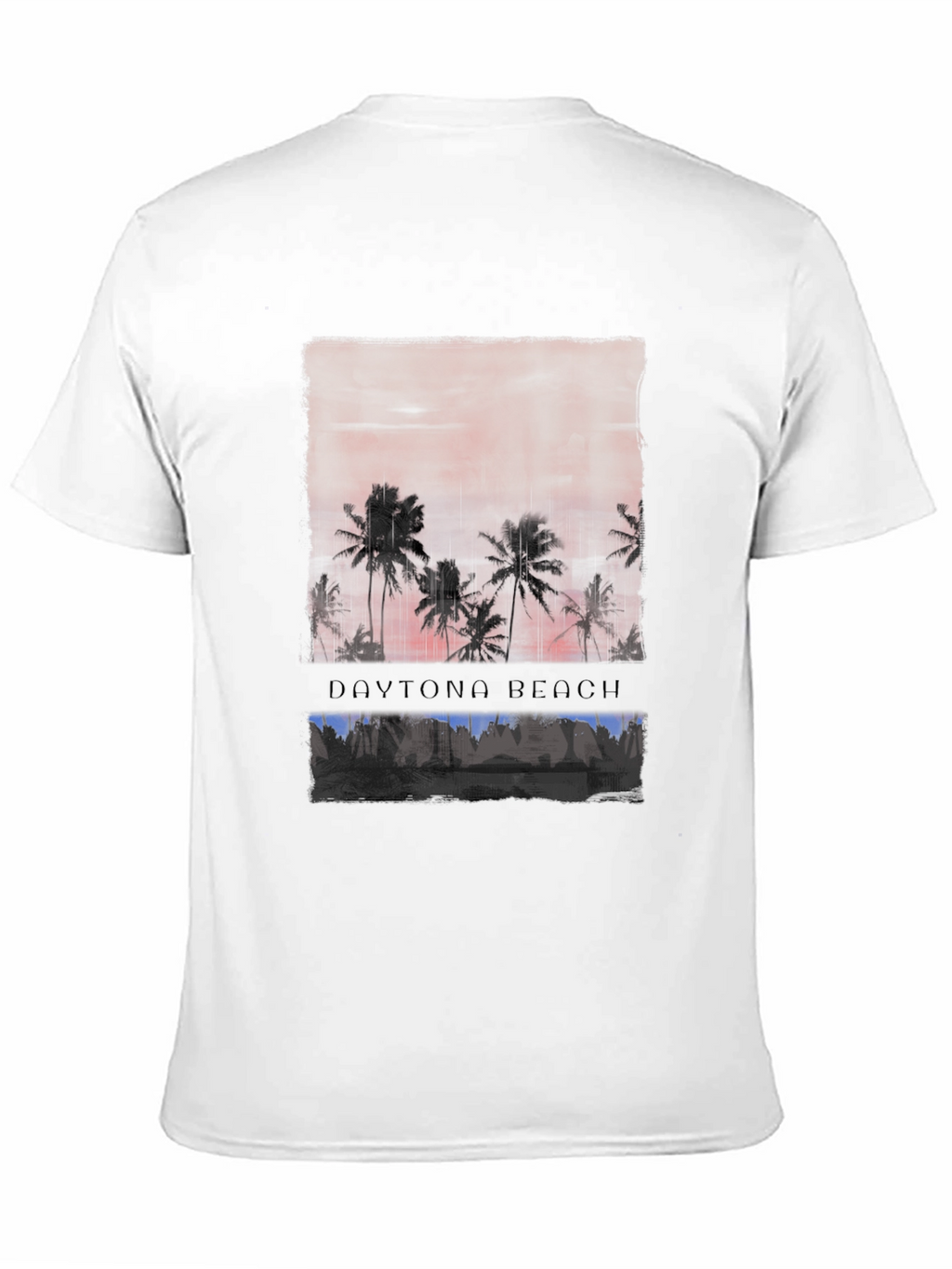 Daytona Beach Palm Tree Graphic T-Shirt