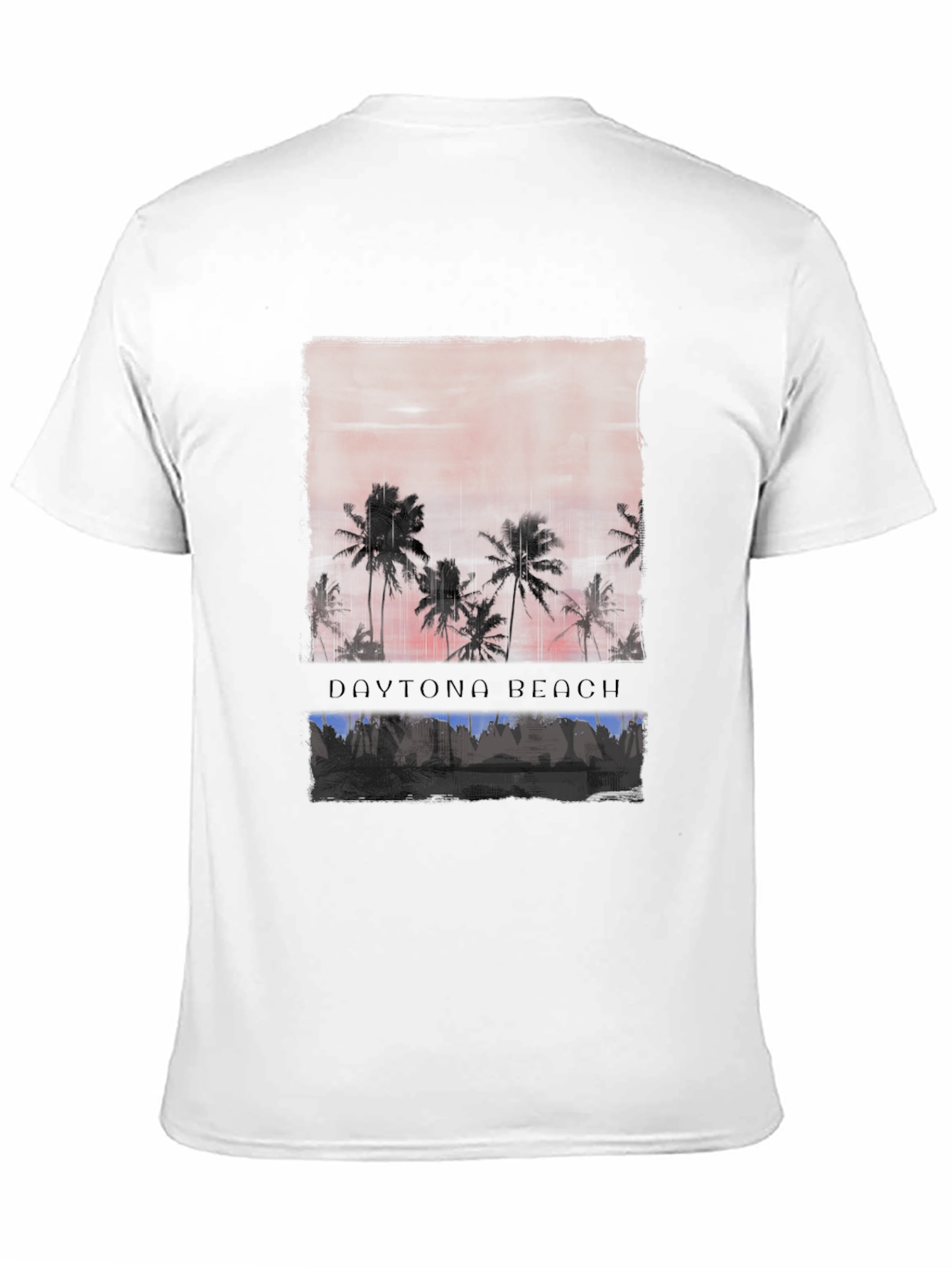 Daytona Beach Palm Tree Graphic T-Shirt