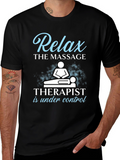Relax Massage Therapist Graphic Tee