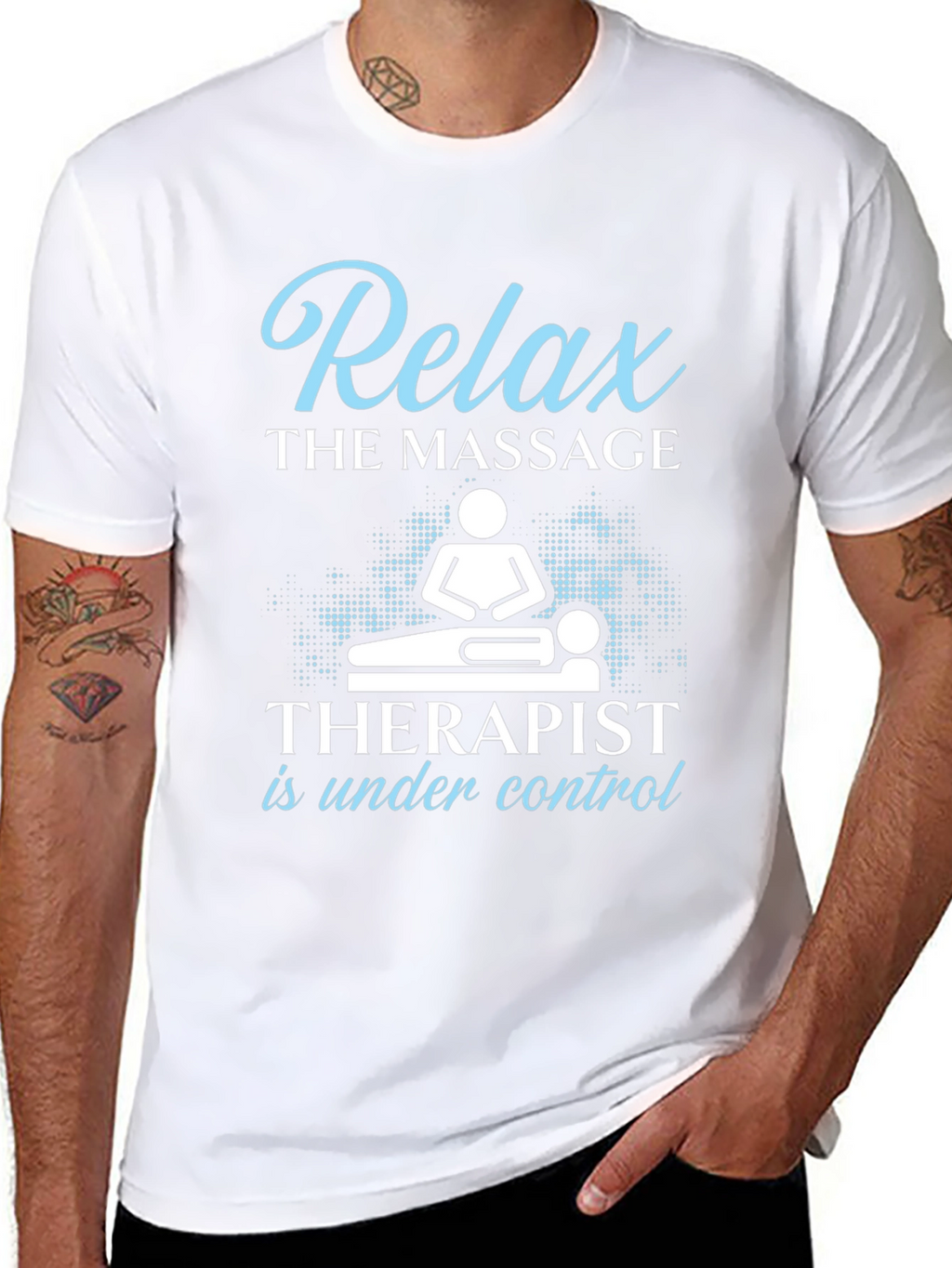 Relax Massage Therapist Graphic Tee
