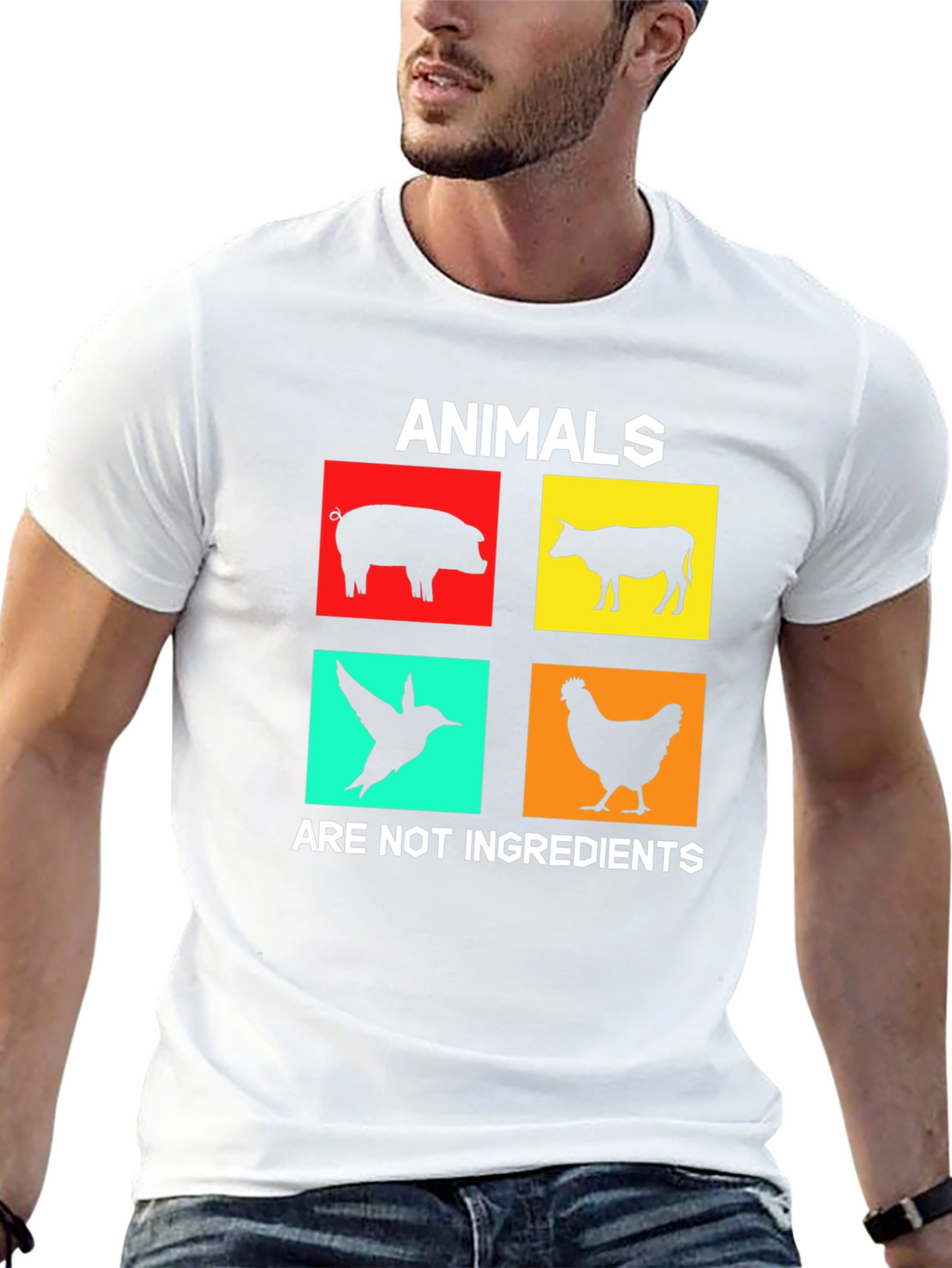 Animals Are Not Ingredients Graphic Tee