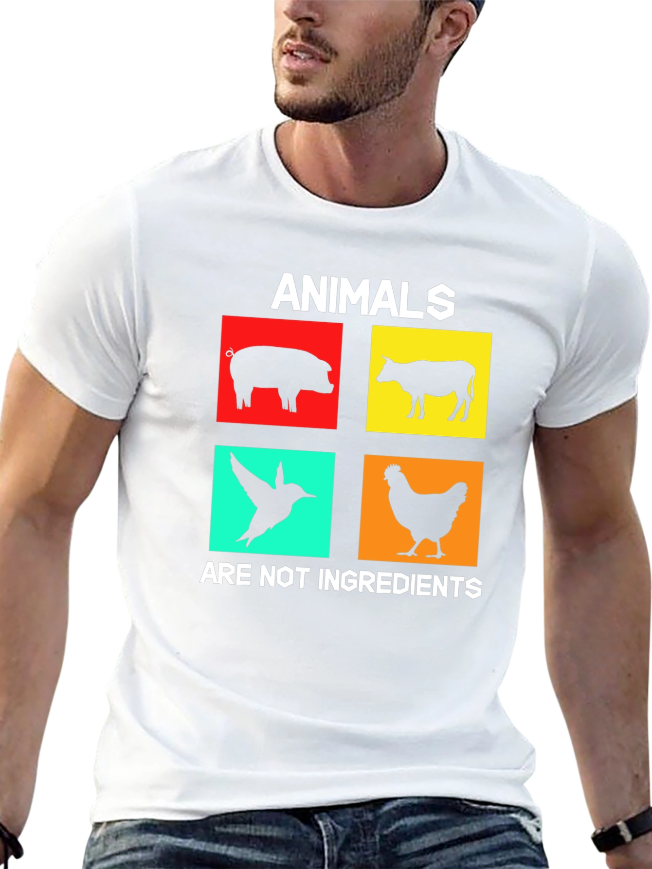 Animals Are Not Ingredients Graphic Tee