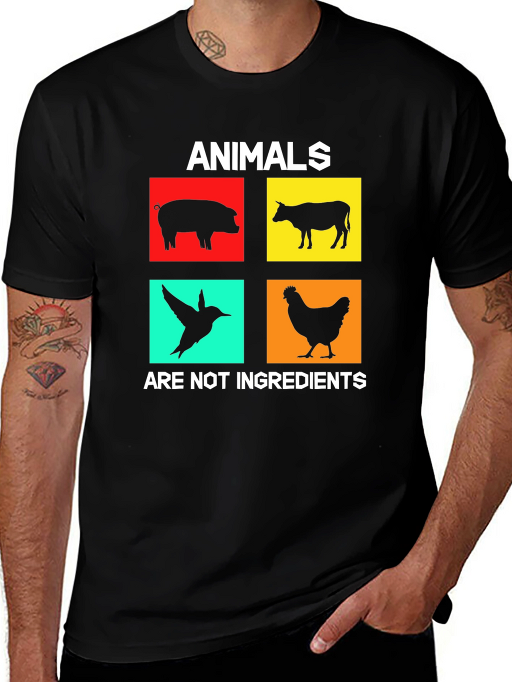 Animals Are Not Ingredients Graphic Tee
