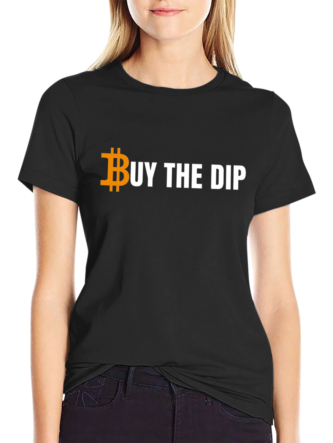 Buy the Dip Bitcoin Graphic Tee - Crypto Investor T-Shirt