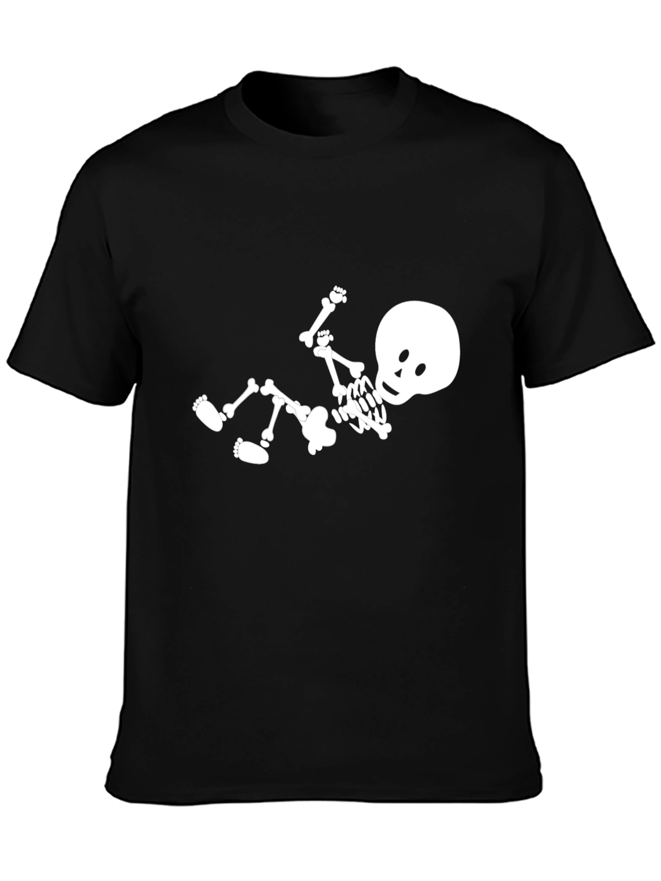 Skeleton Graphic Black T-Shirt - Cool & Casual