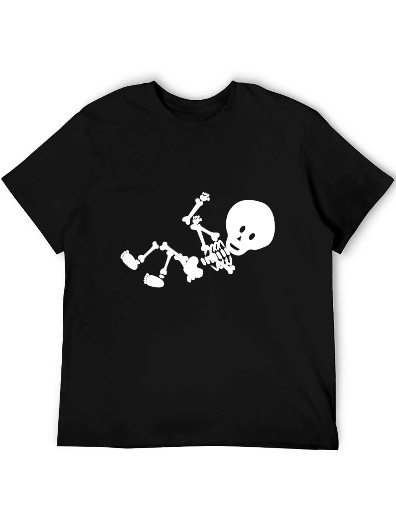 Skeleton Graphic Black T-Shirt - Cool & Casual