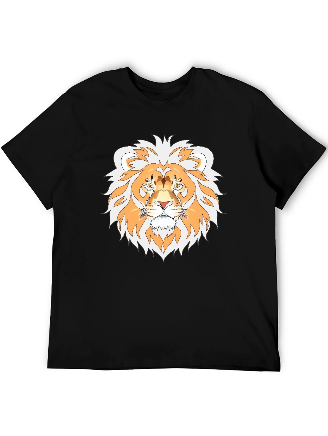 Lion Graphic T-Shirt - Stylish Animal Tee