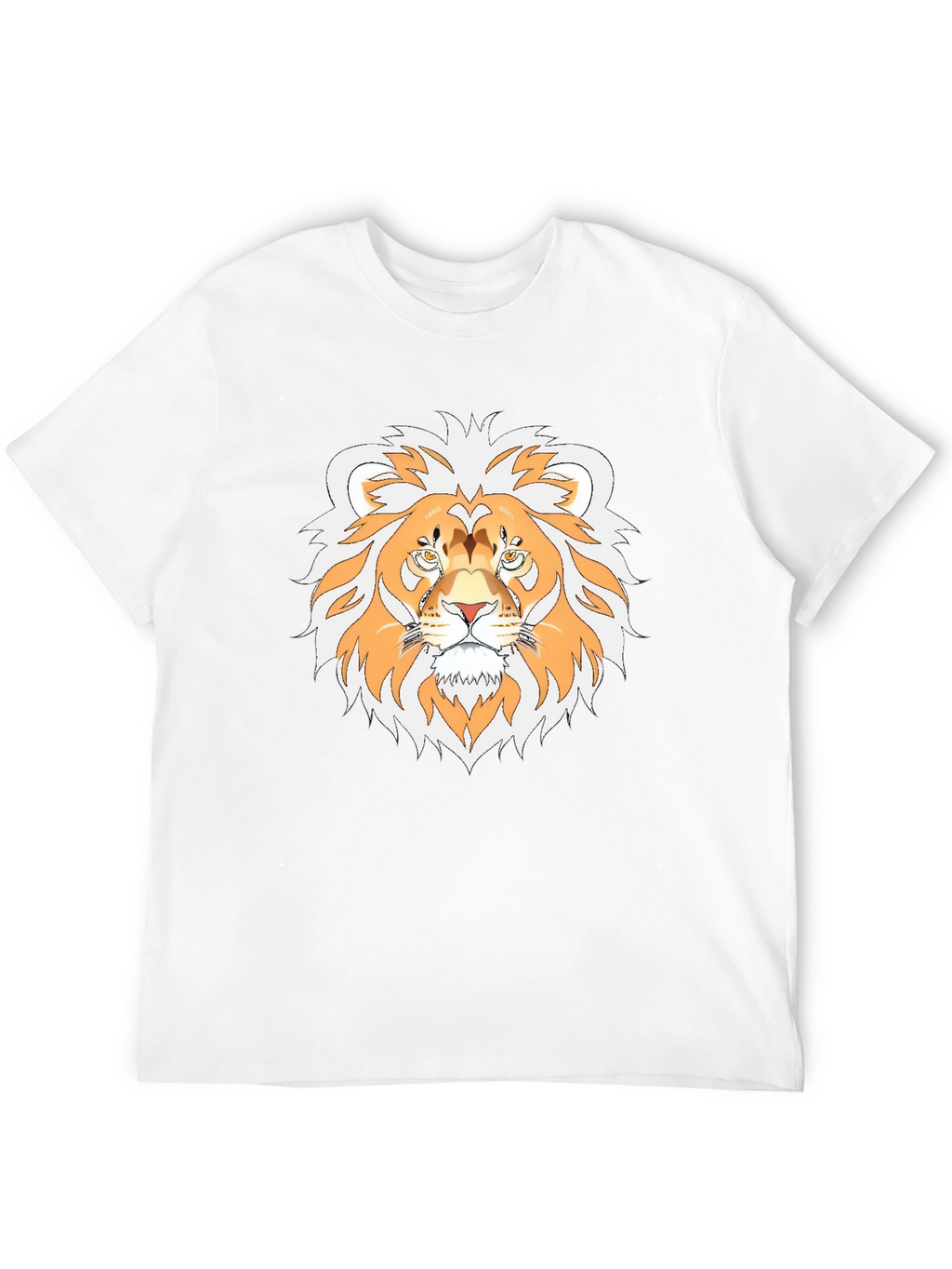 Lion Graphic T-Shirt - Stylish Animal Tee