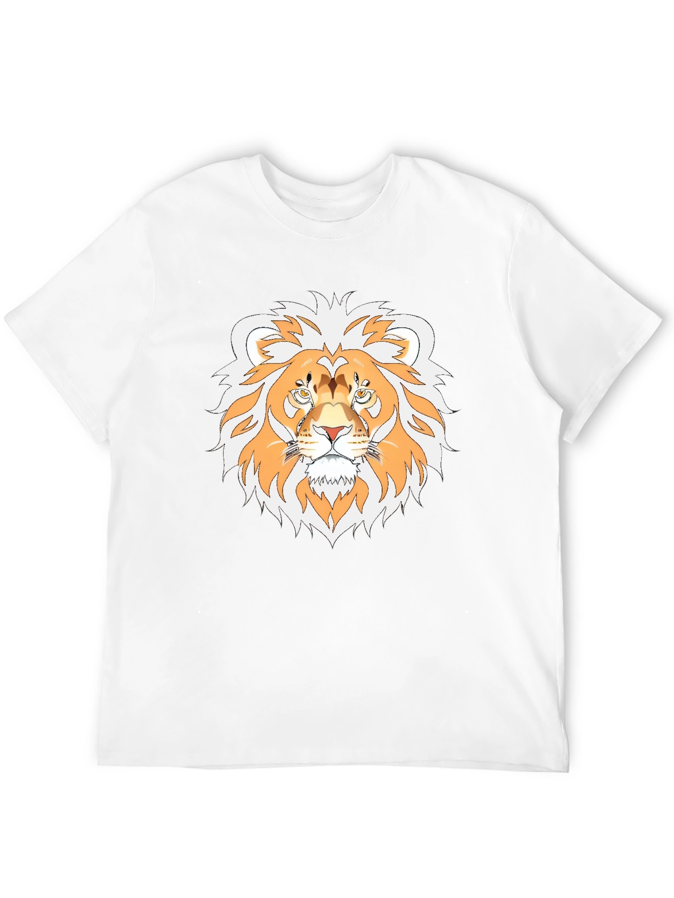 Lion Graphic T-Shirt - Stylish Animal Tee