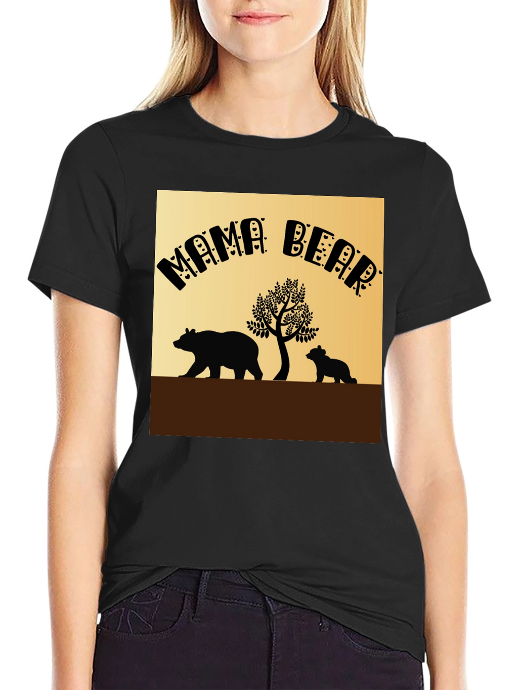 Mama Bear T-Shirt - Cute Family Design