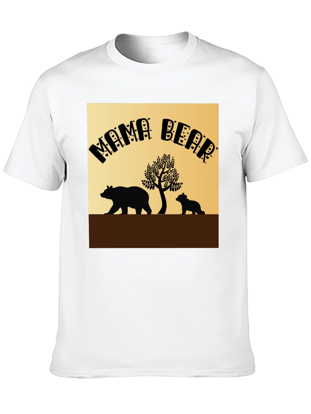 Mama Bear T-Shirt - Cute Family Design