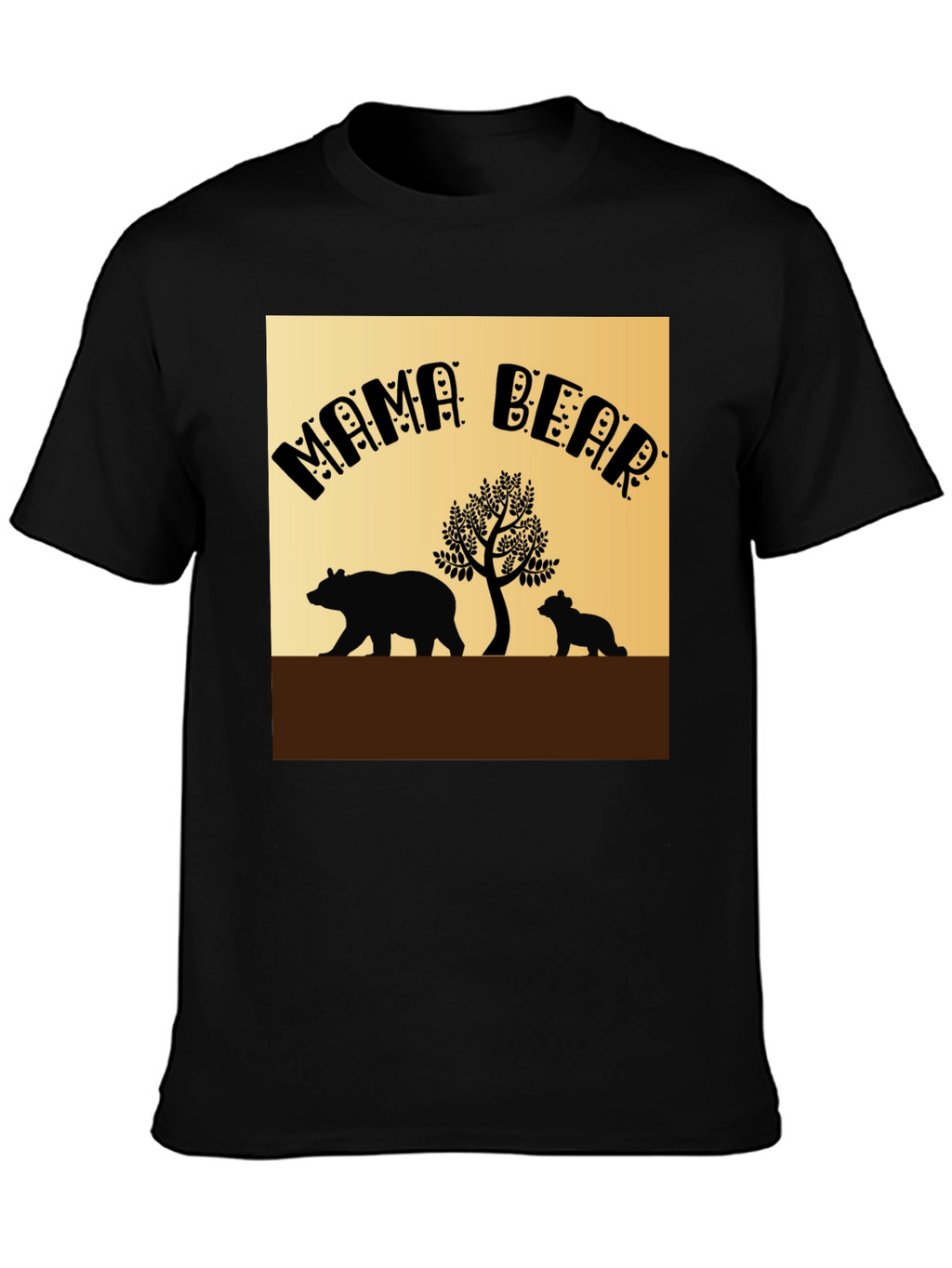 Mama Bear T-Shirt - Cute Family Design