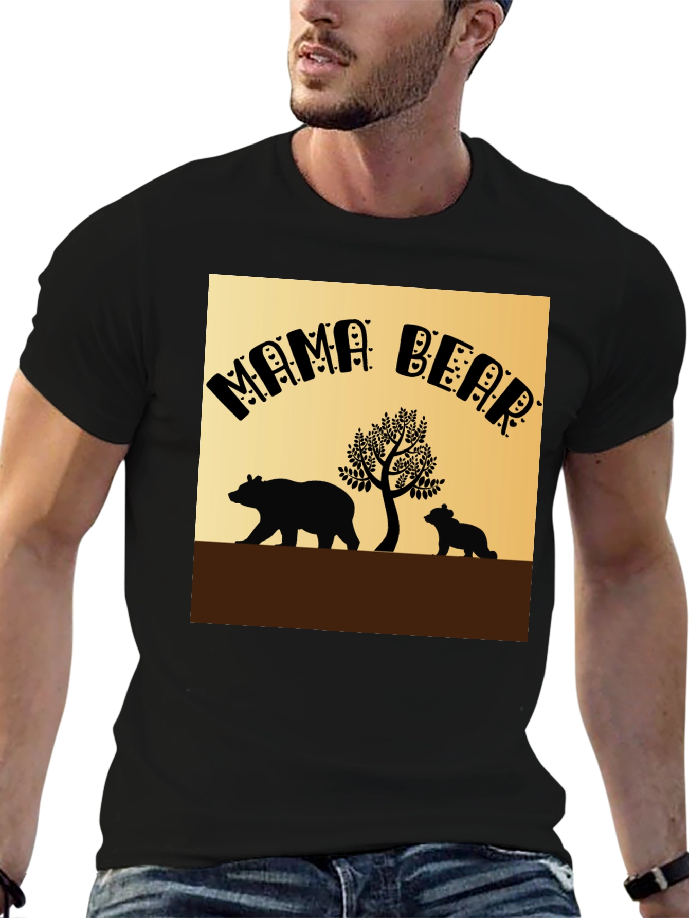 Mama Bear T-Shirt - Cute Family Design
