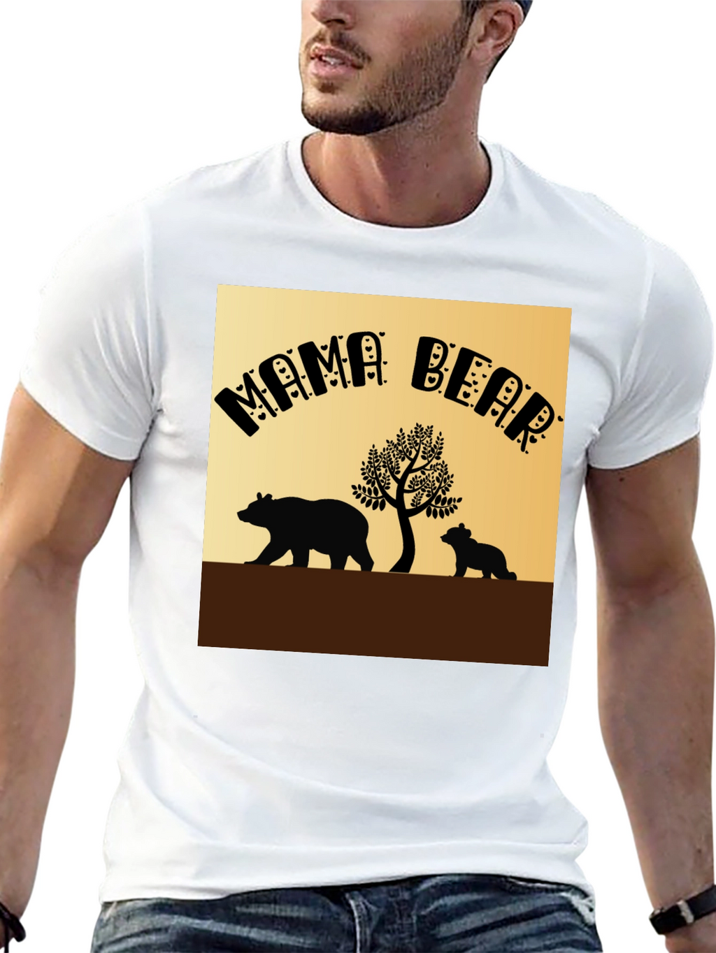 Mama Bear T-Shirt - Cute Family Design