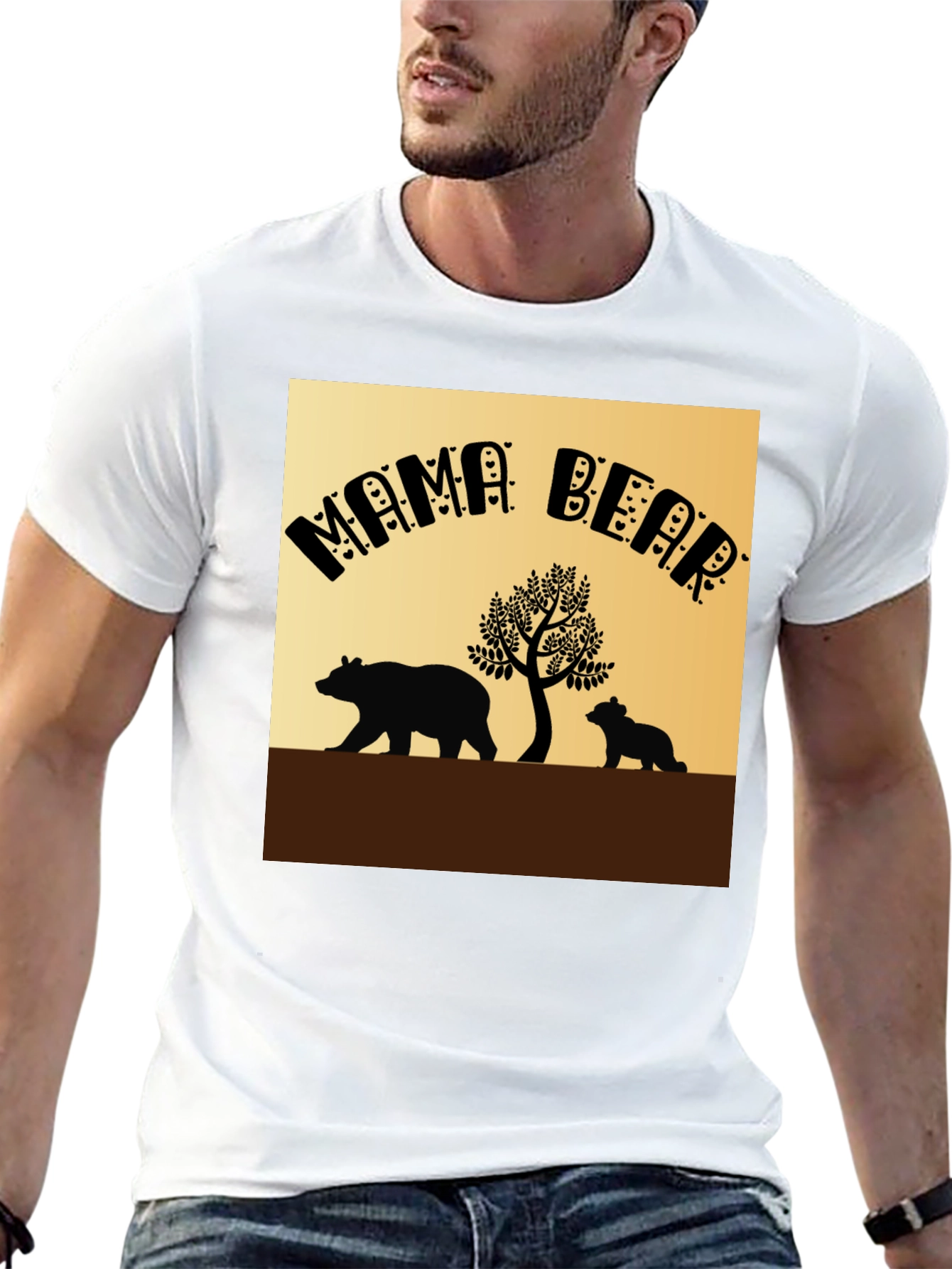 Mama Bear T-Shirt - Cute Family Design