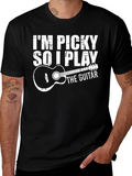 Picky Guitar Player Graphic T-Shirt