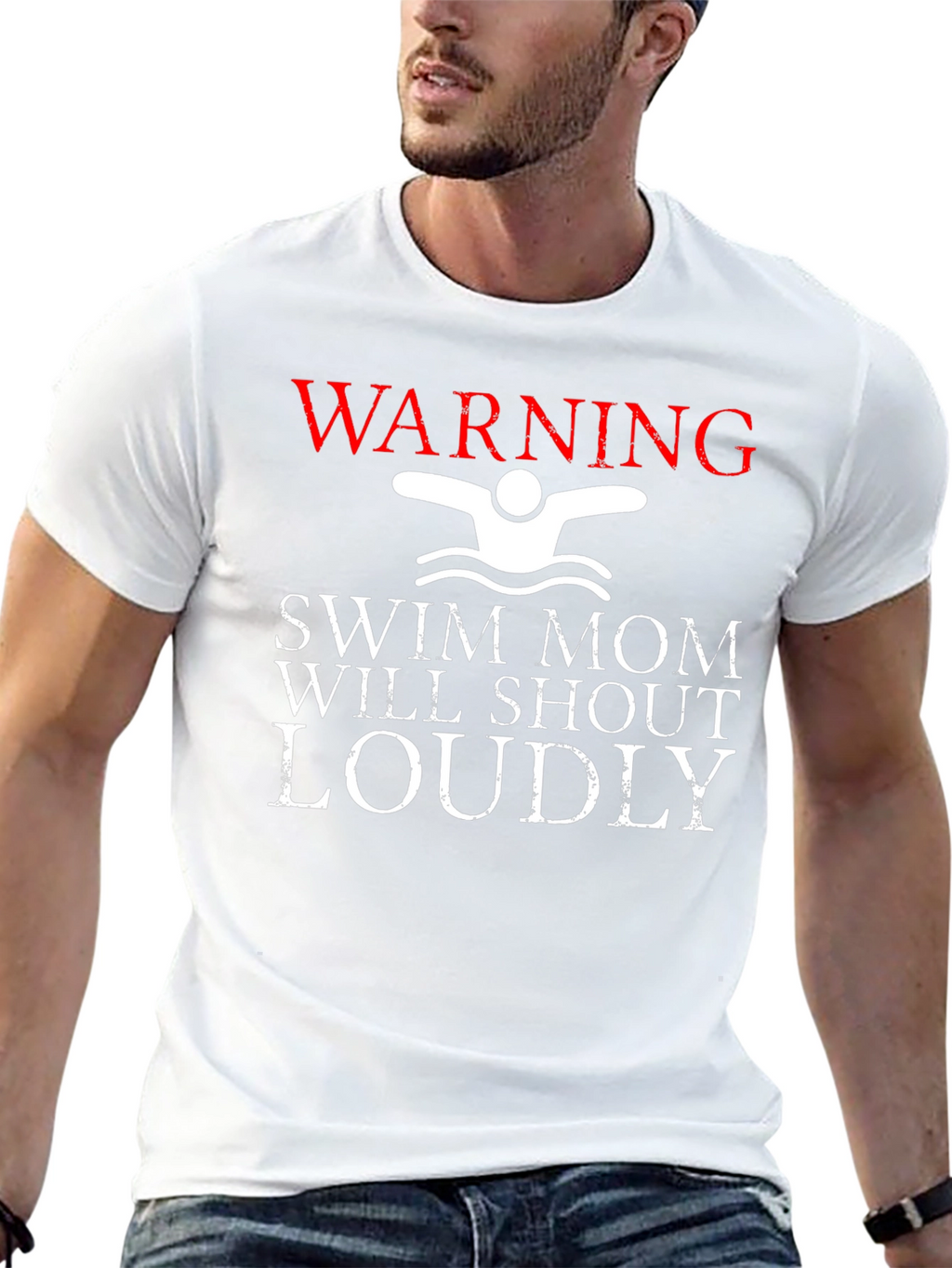 Swim Mom Warning T-Shirt