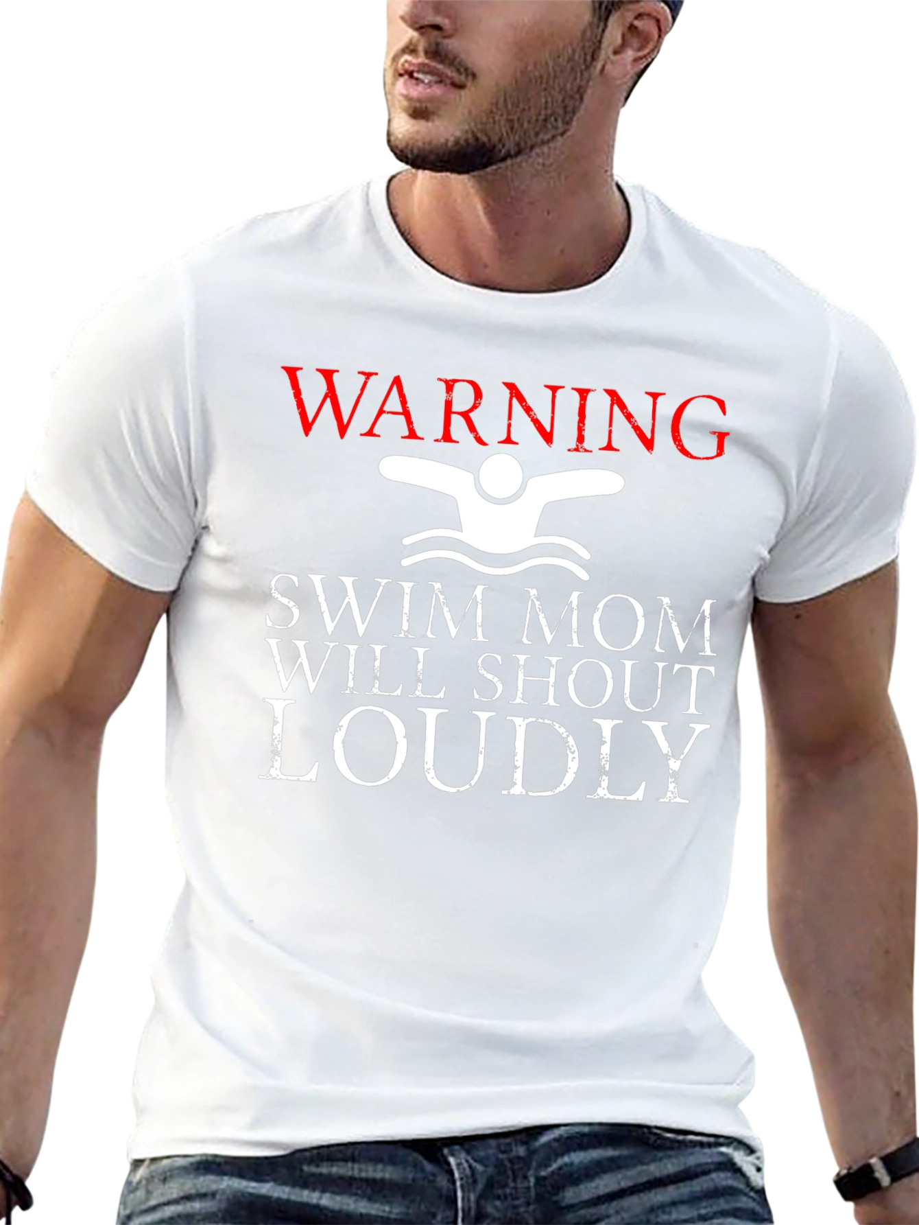 Swim Mom Warning T-Shirt