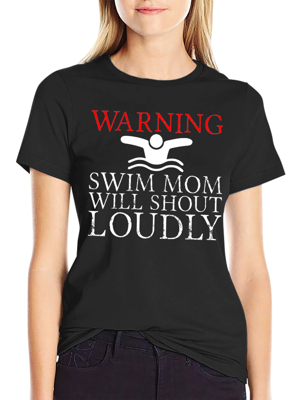 Swim Mom Warning T-Shirt